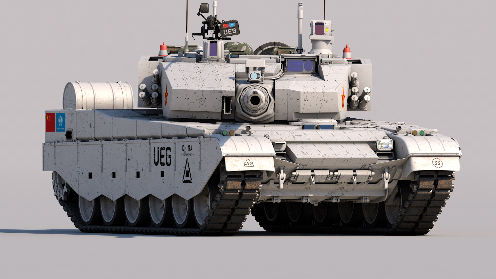 99A Tank from The Wandering Earth II HD Wallpaper