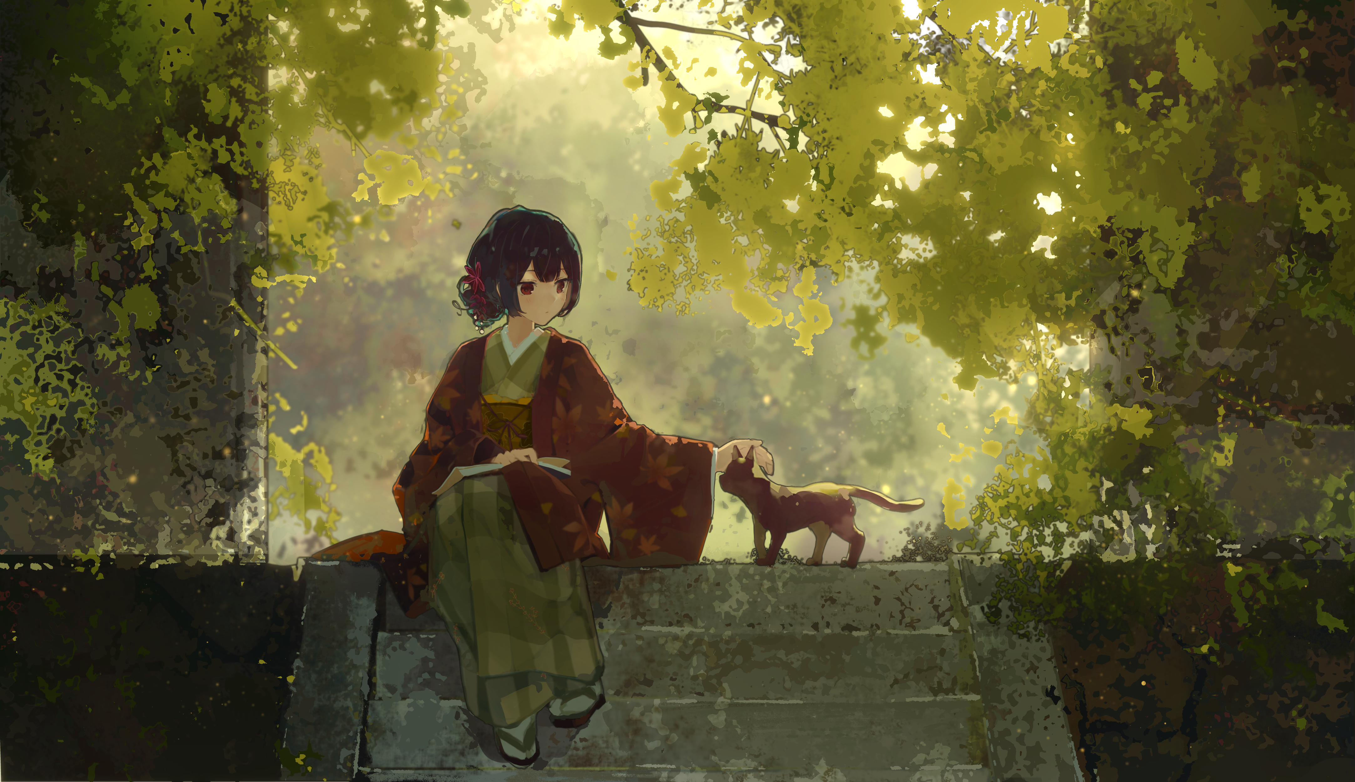The IDOLM@STER: Shiny Colors 4K Cat HD Wallpaper