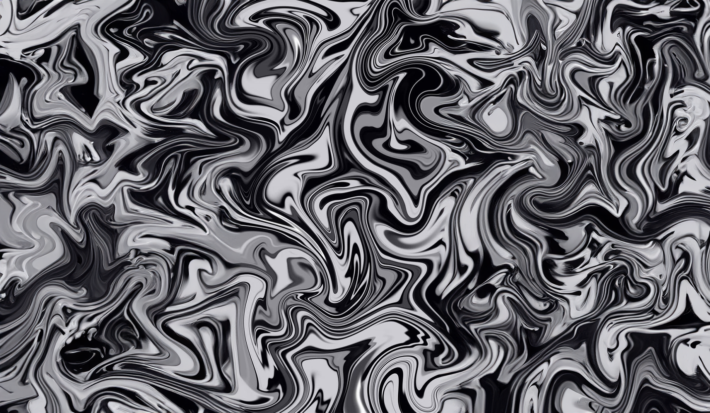 Abstract monochrome swirling pattern HD Wallpaper
