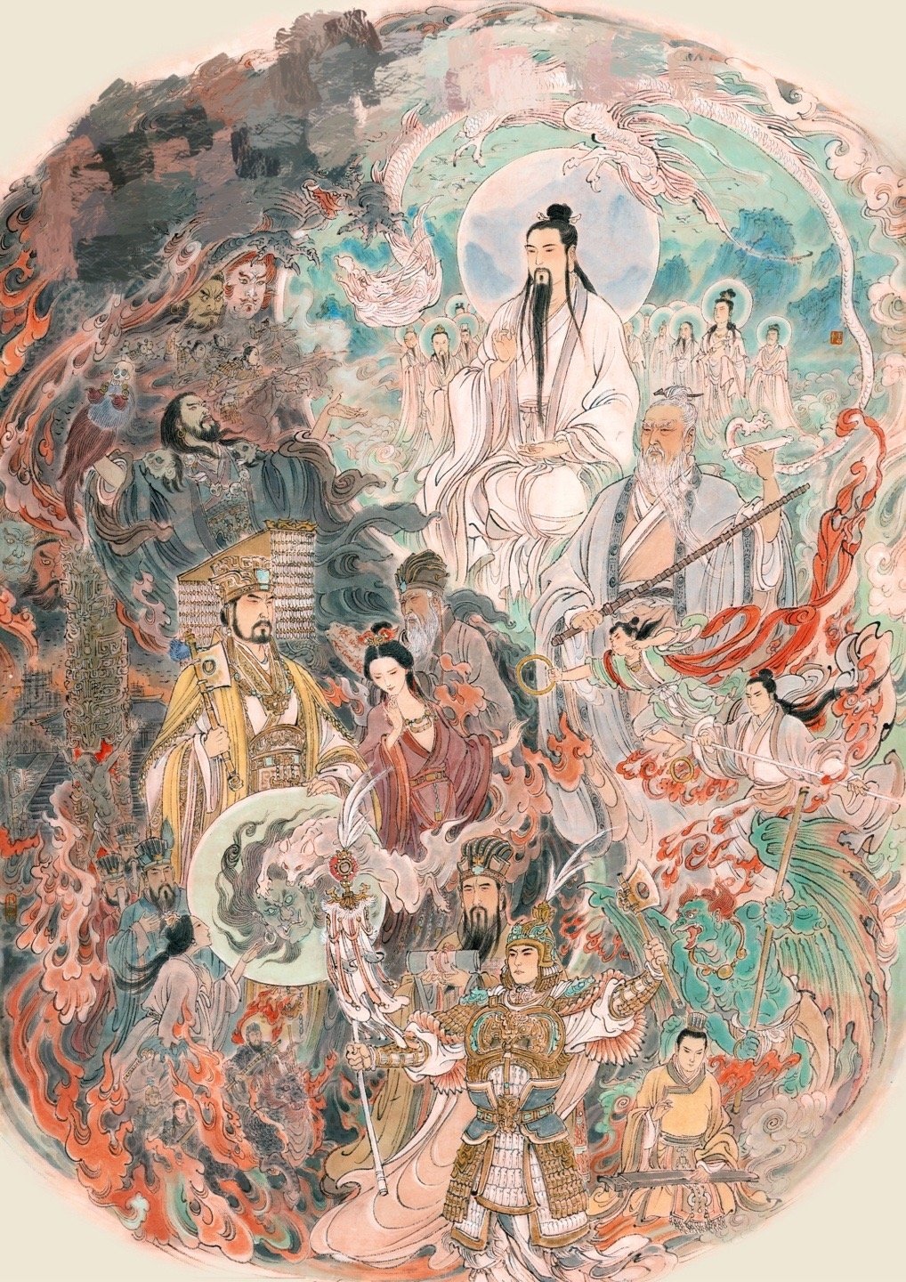 Creation of the Gods Ⅰ Chinese Mythology HD Phone Wallpaper