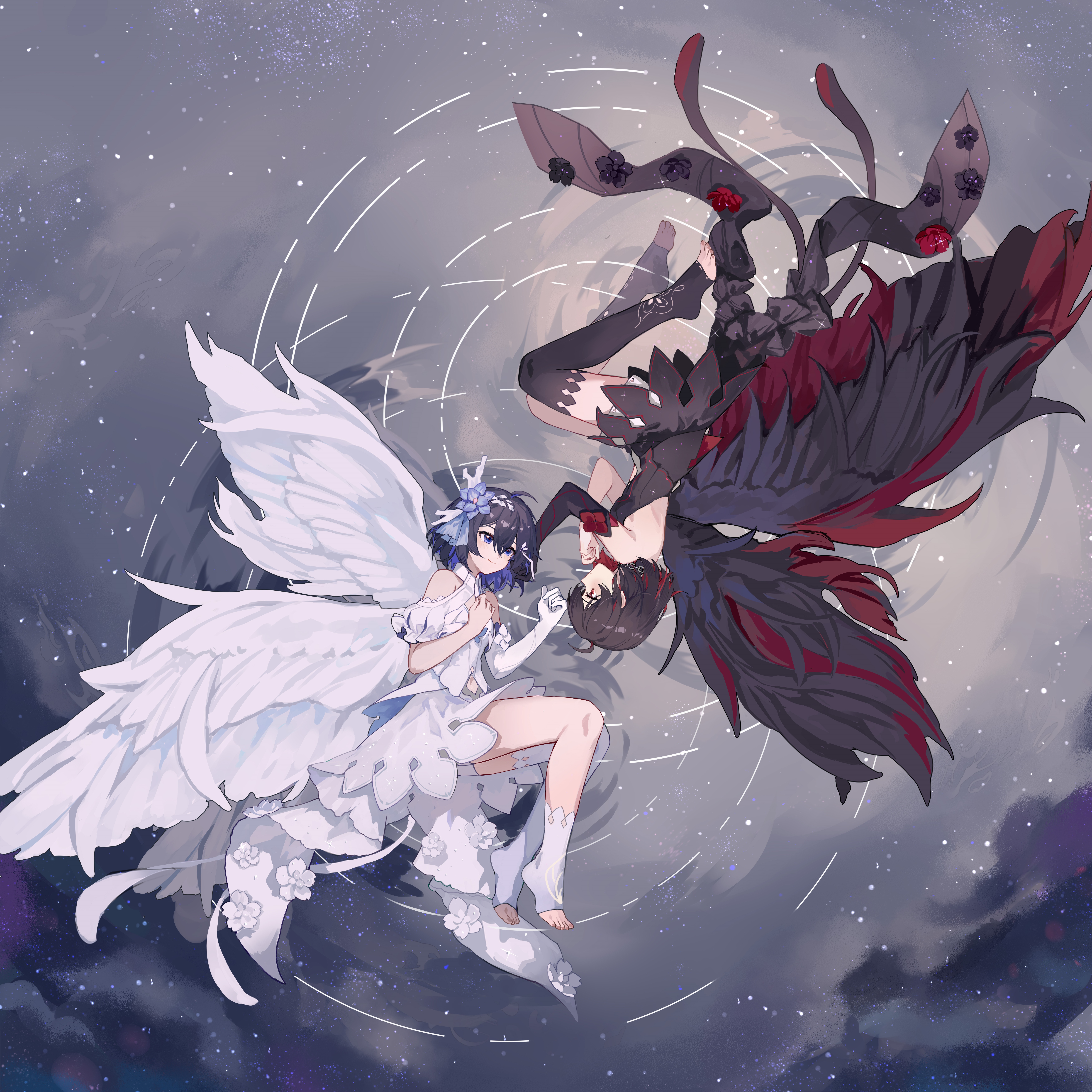 4K Honkai Impact 3rd Characters with Wings HD Wallpaper
