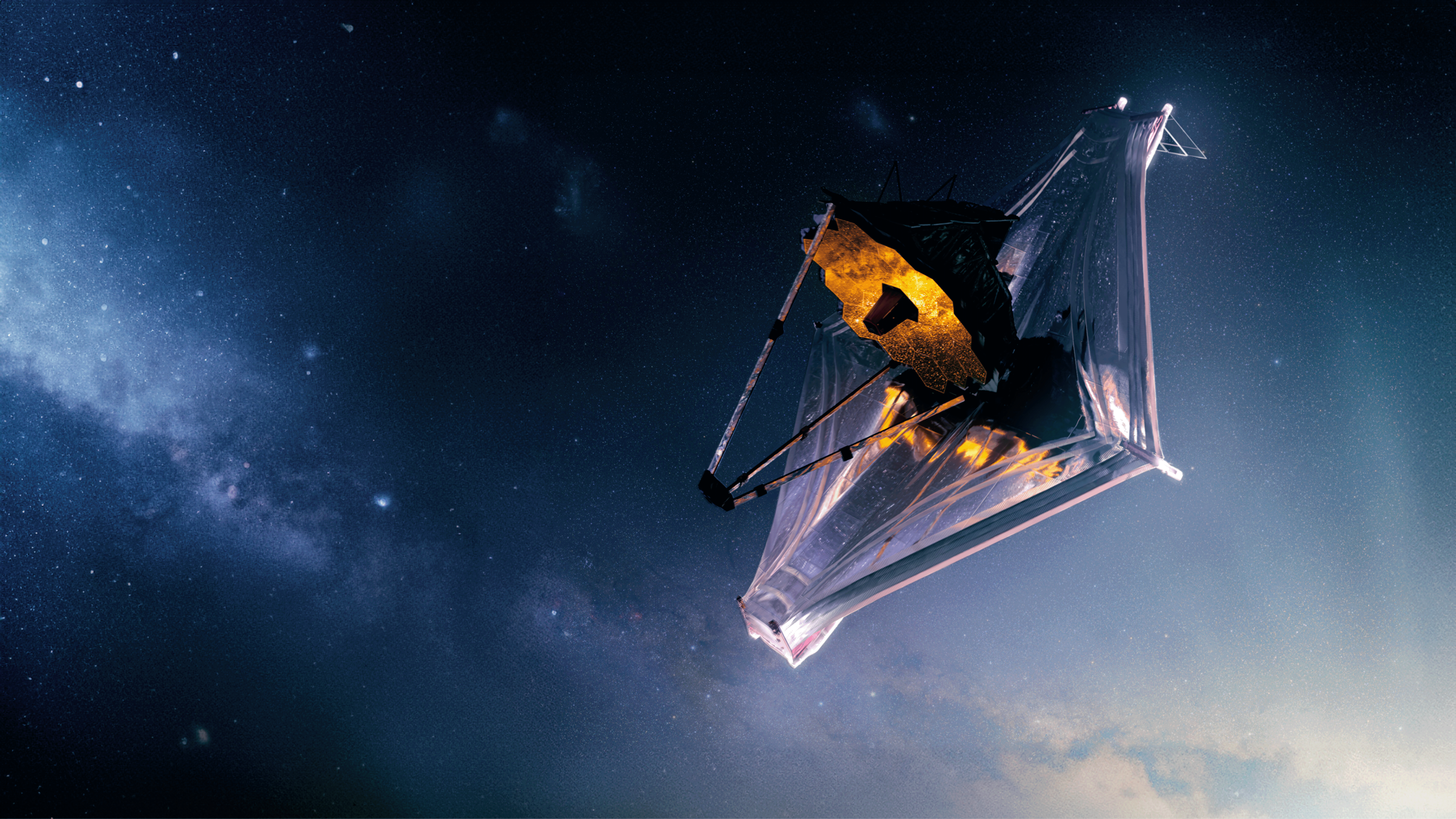 4K James Webb Space Telescope in Space HD Wallpaper