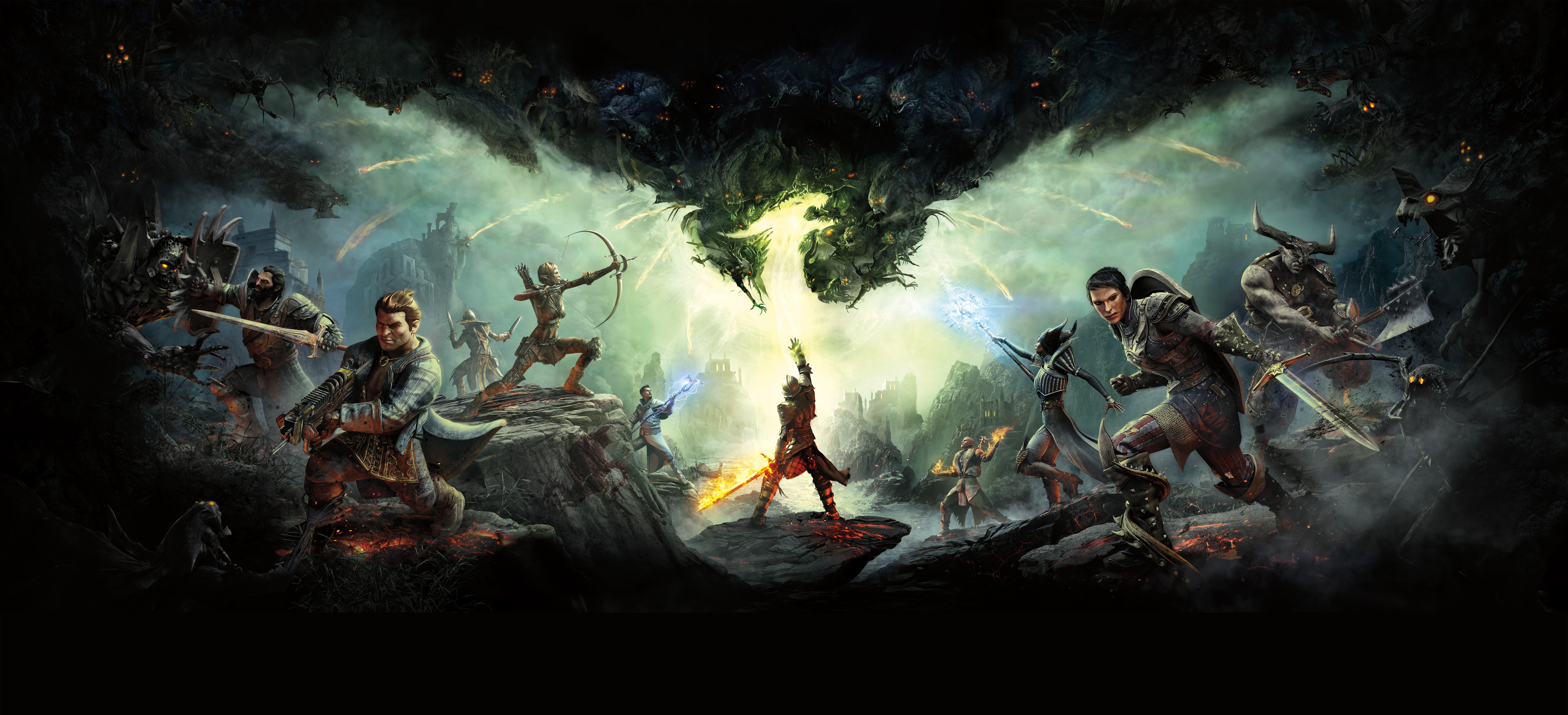 4K Dragon Age: Inquisition Battle Scene HD Wallpaper