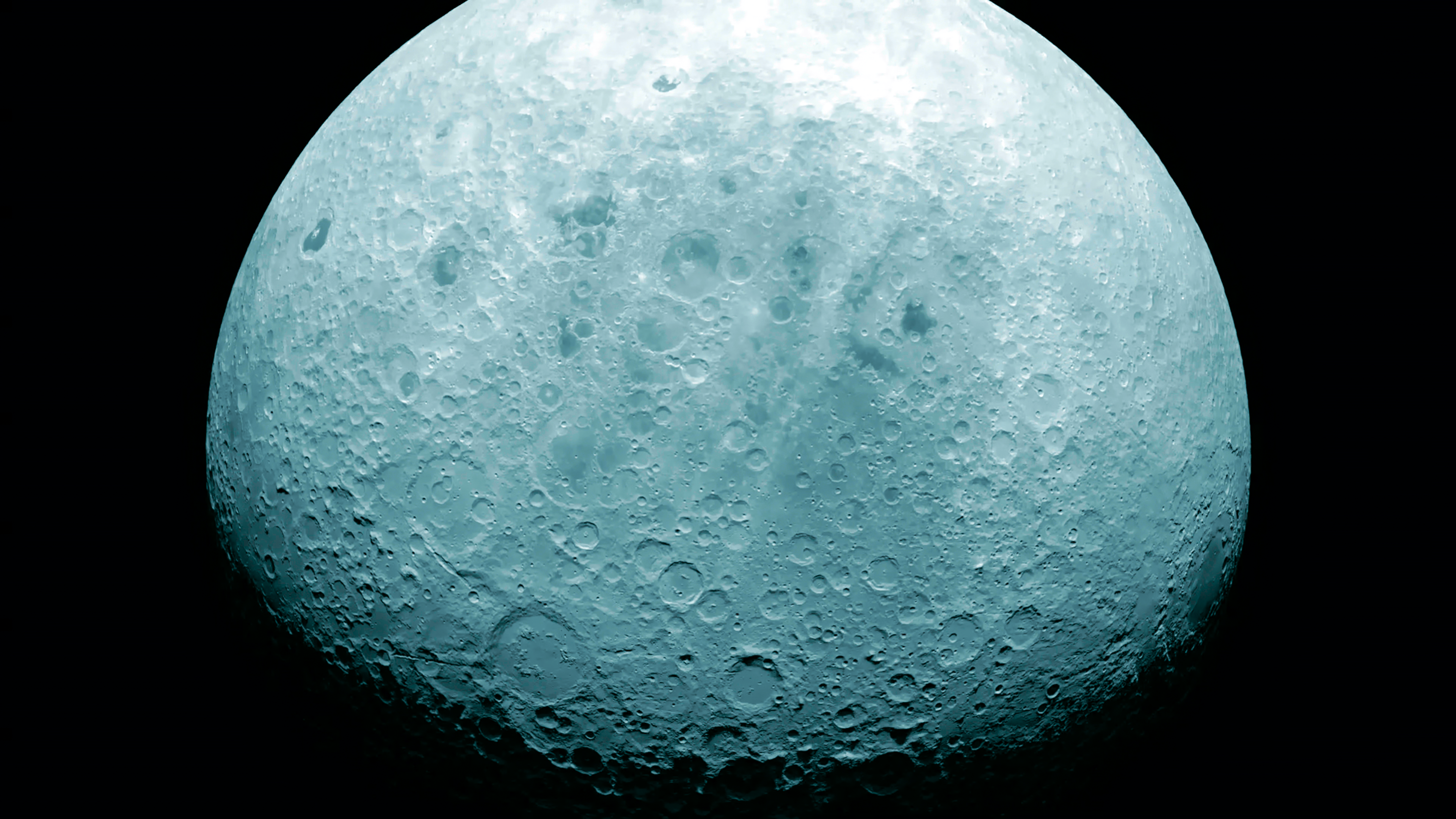 4K Lunar Surface HD Wallpaper