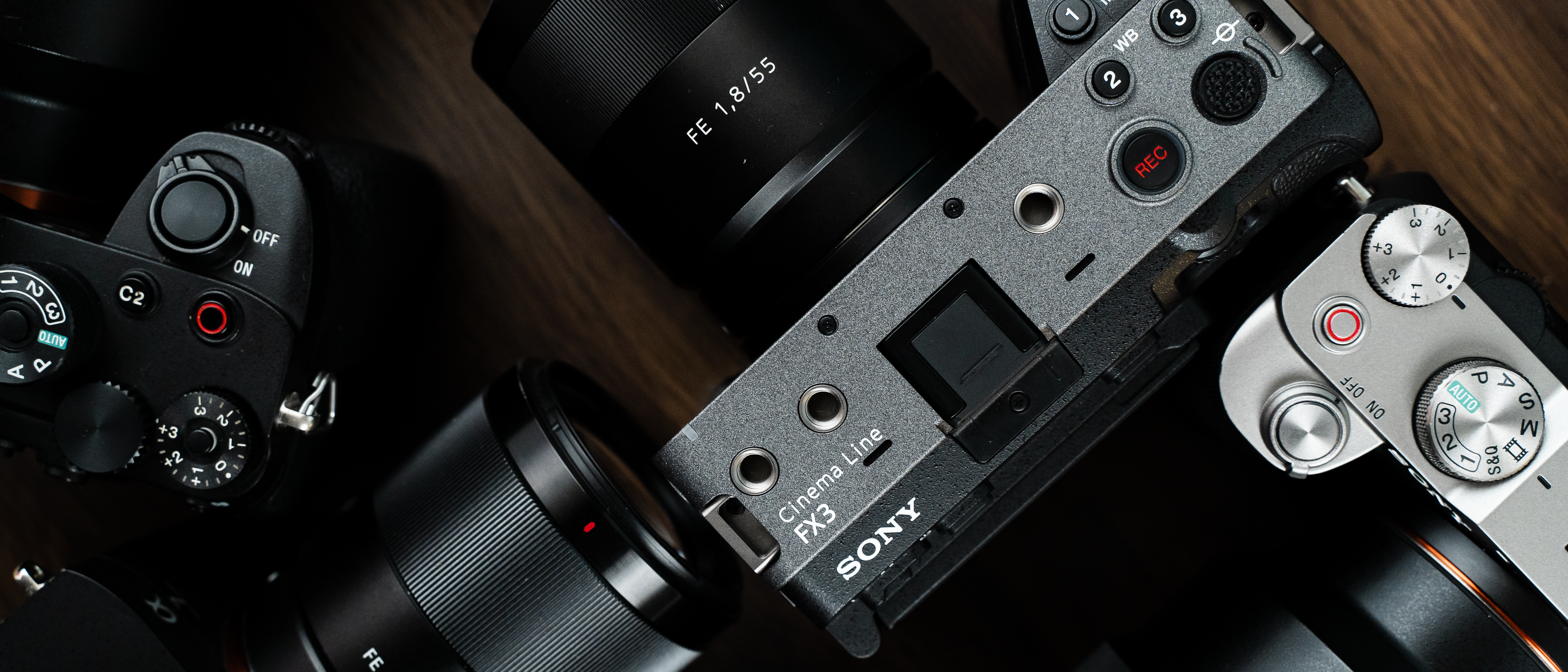 Sony FX3 Cinema Line Camera and Lenses HD Wallpaper
