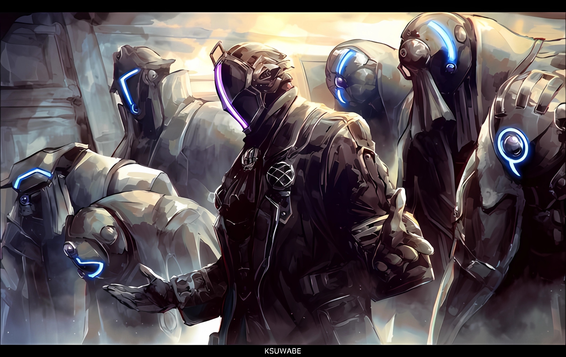 Bondrewd and robots from Made in Abyss HD Wallpaper