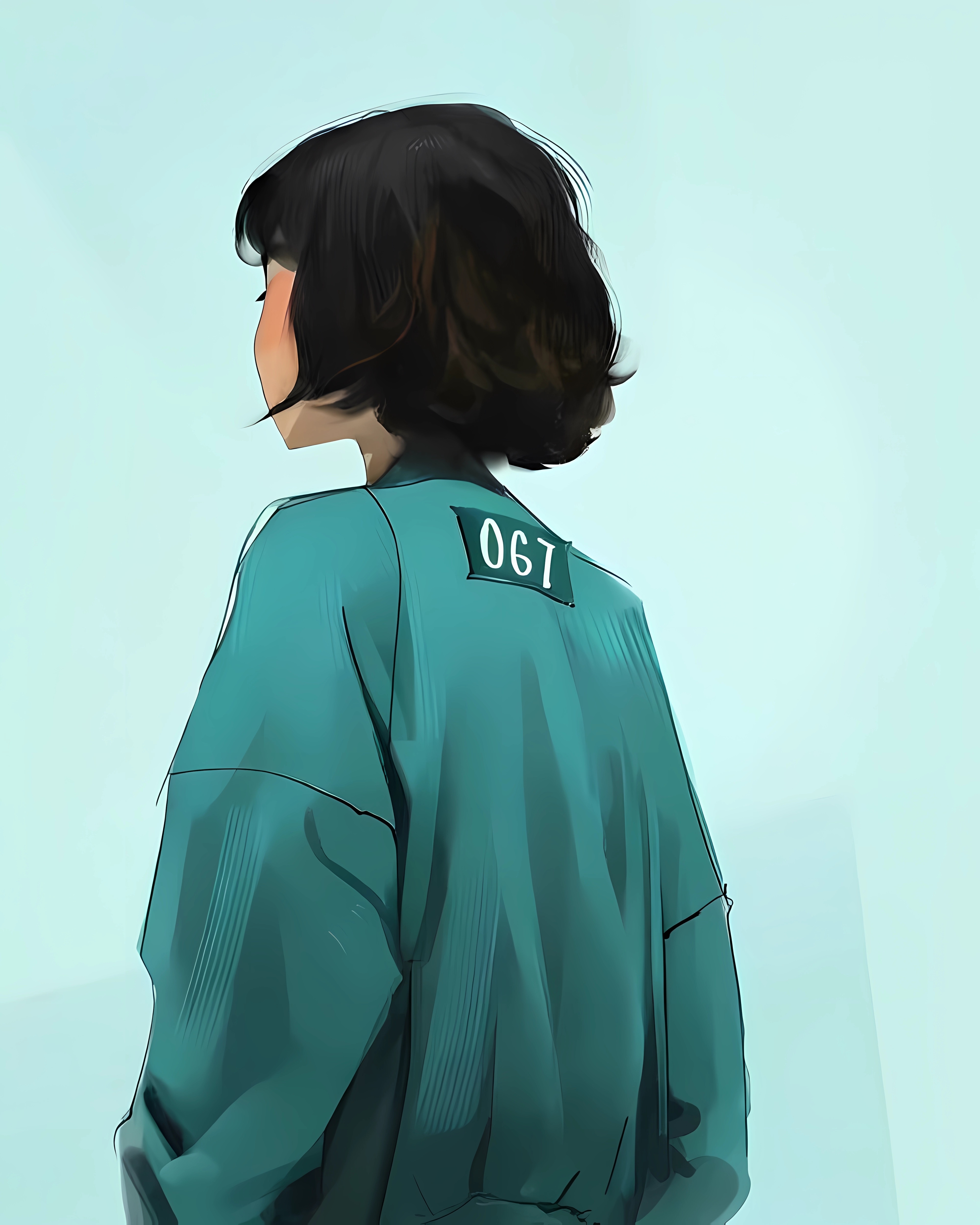 Squid Game character 067 HD Phone Wallpaper