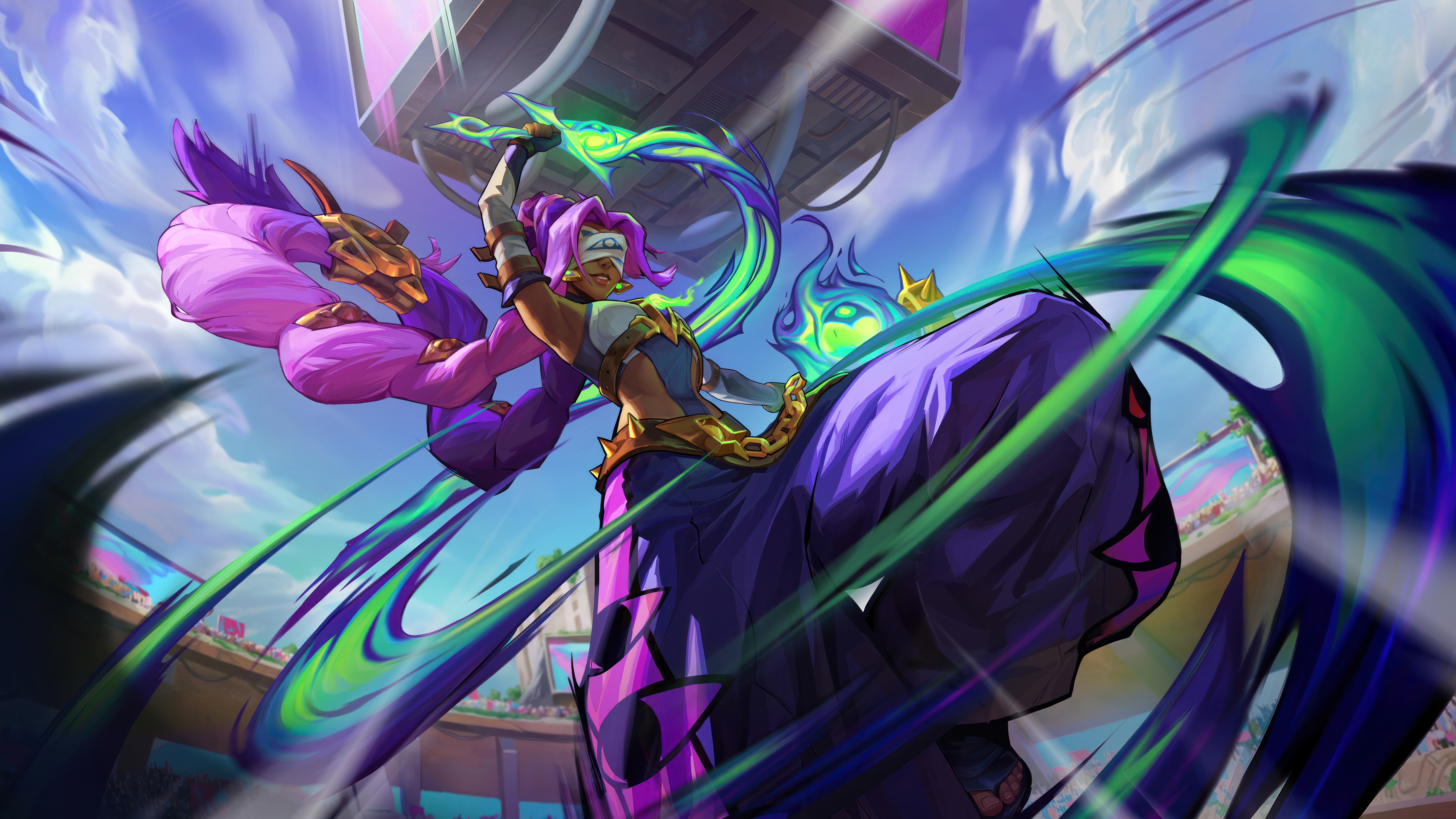 4K Nilah Soul Fighter League of Legends HD Wallpaper