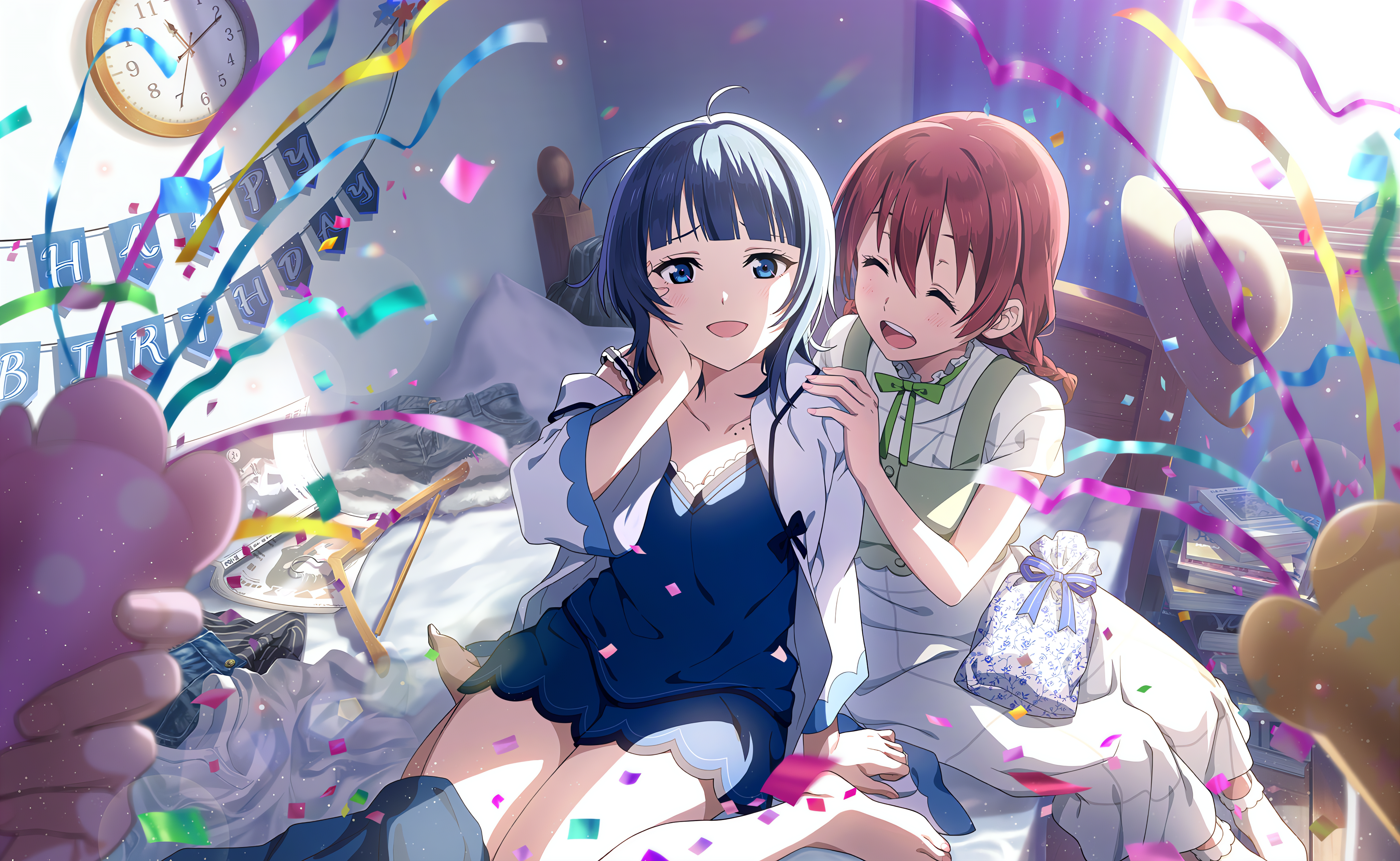 4K Love Live! Nijigasaki High School Idol Club Birthday Celebration HD Wallpaper