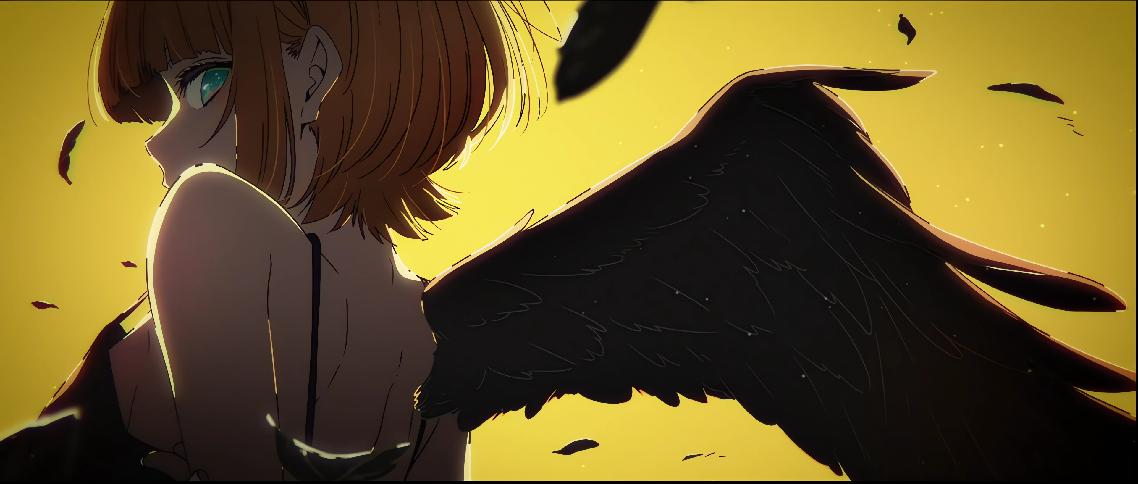 4K Mem-Cho with Black Wings HD Wallpaper