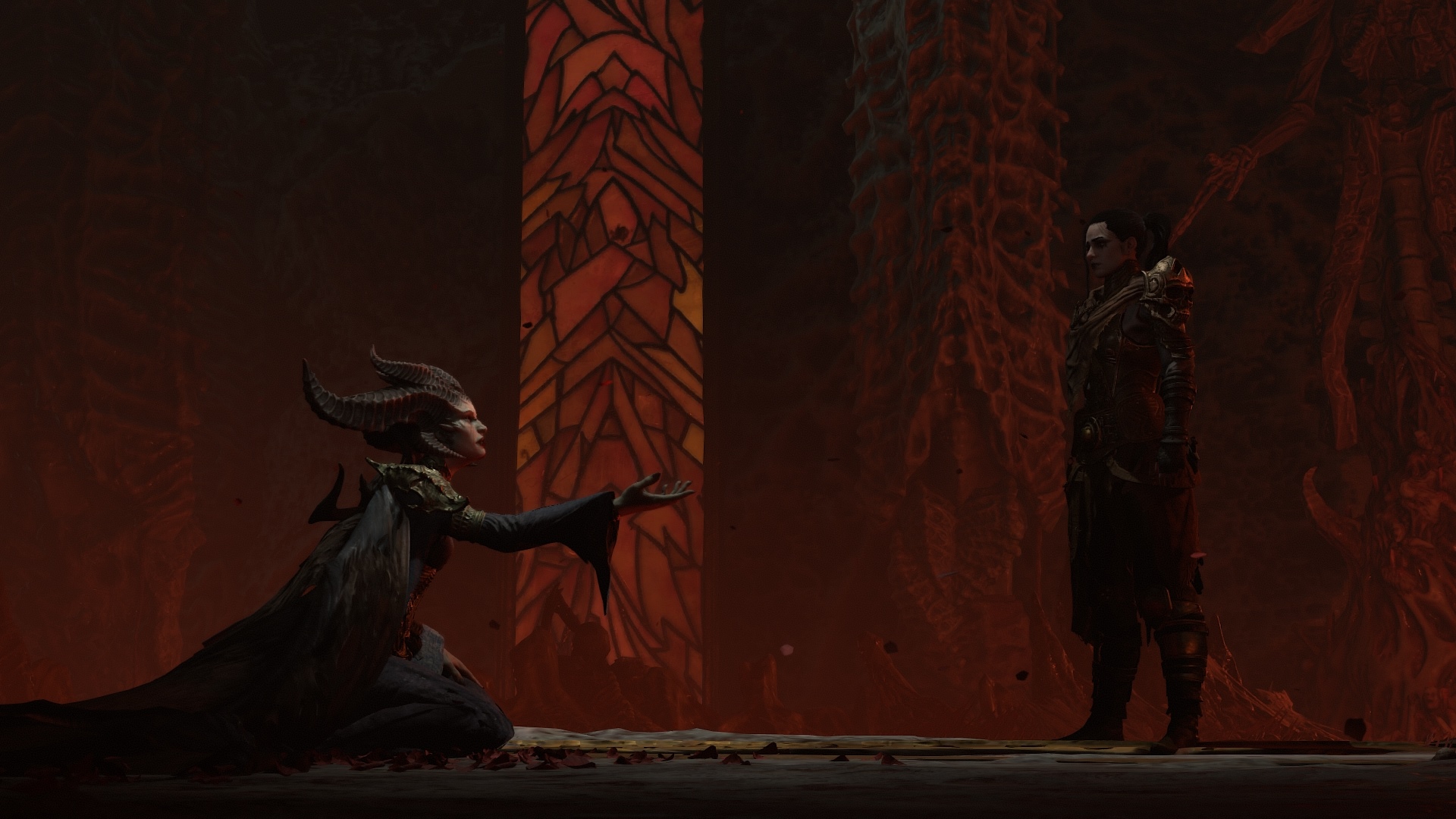 Lilith and Rogue in Diablo IV HD Wallpaper
