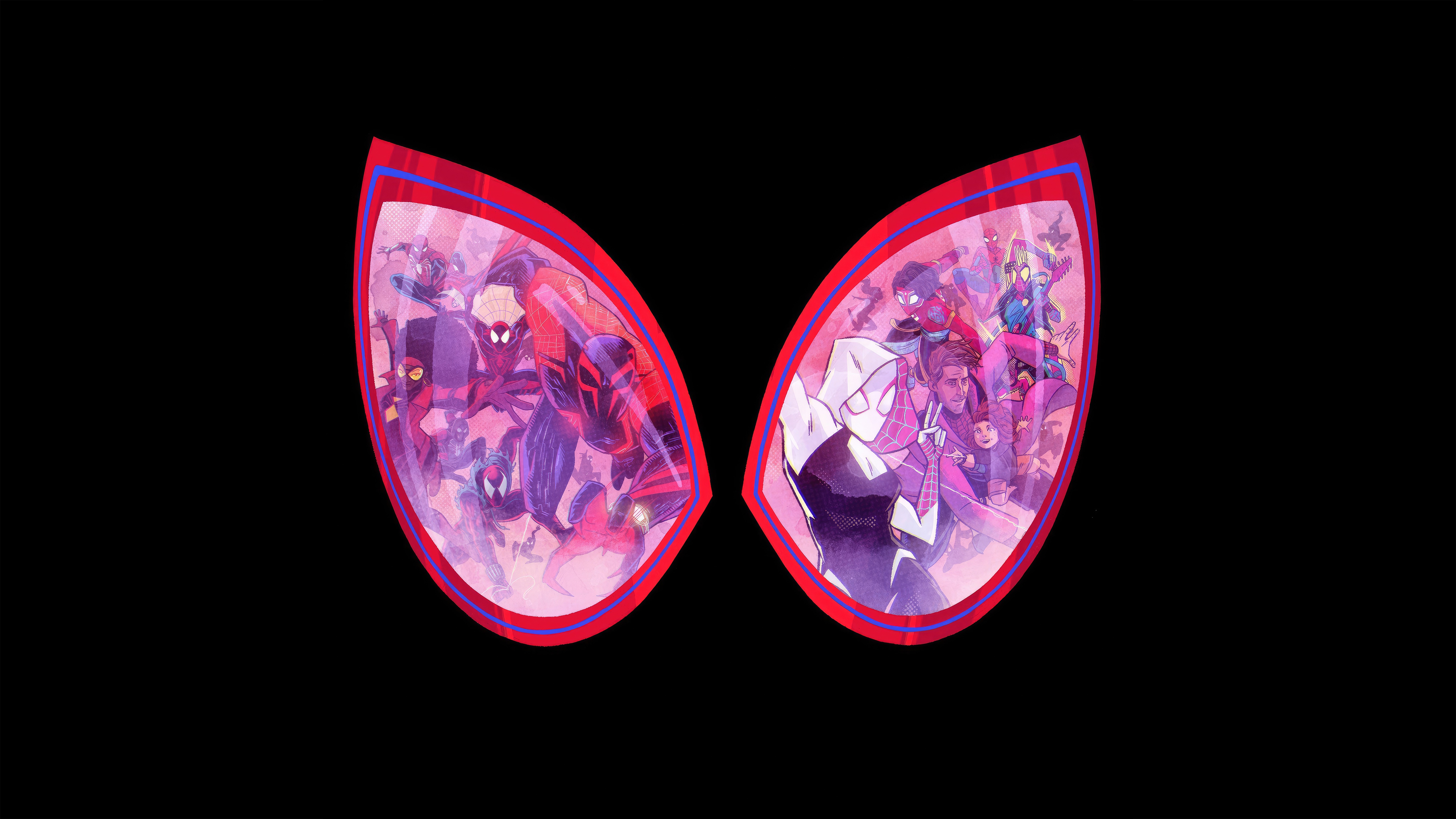 Spider-Man: Into the Spider-Verse Characters HD Wallpaper