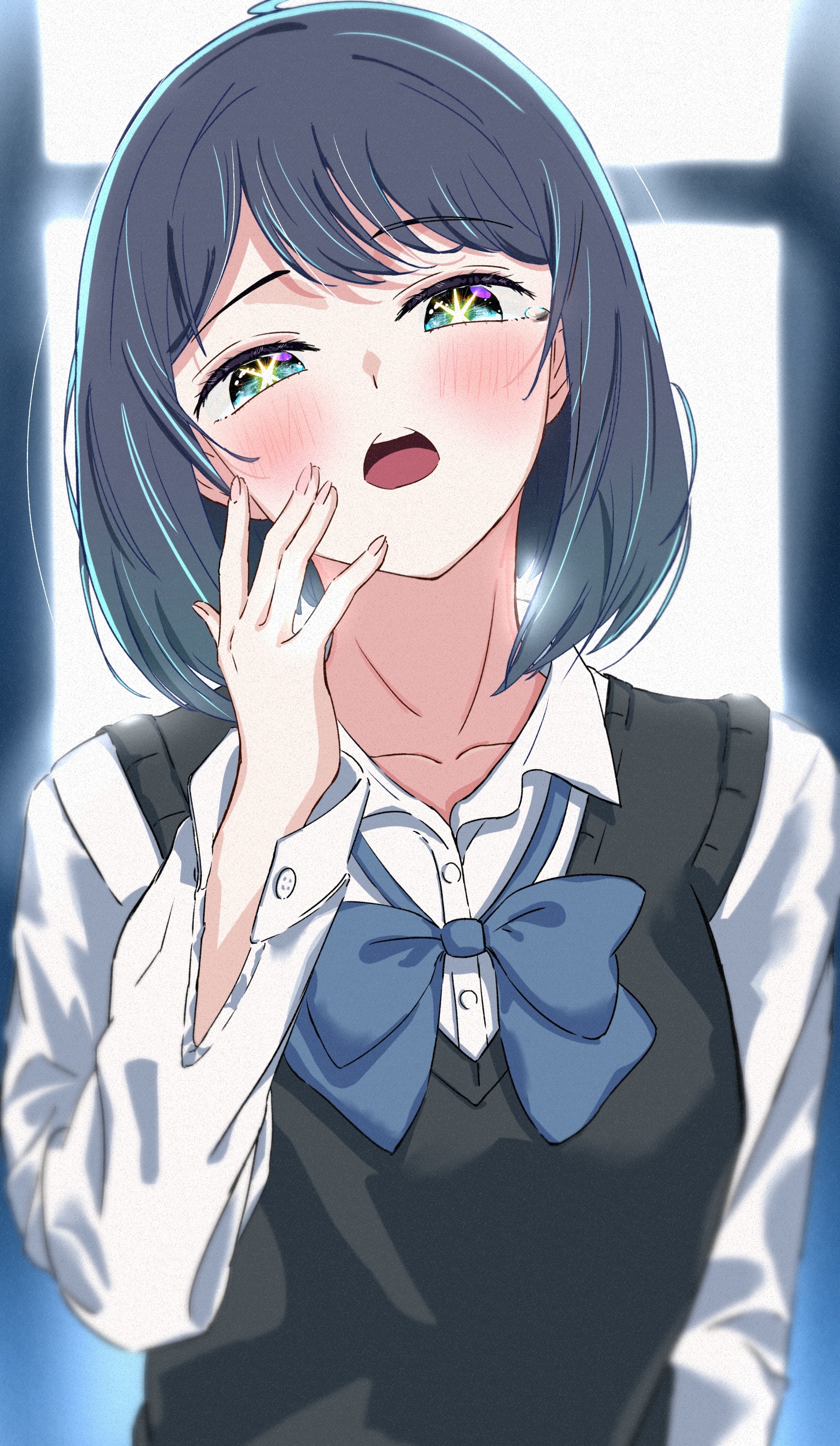 Kurokawa Akane with Star Eyes HD Phone Wallpaper