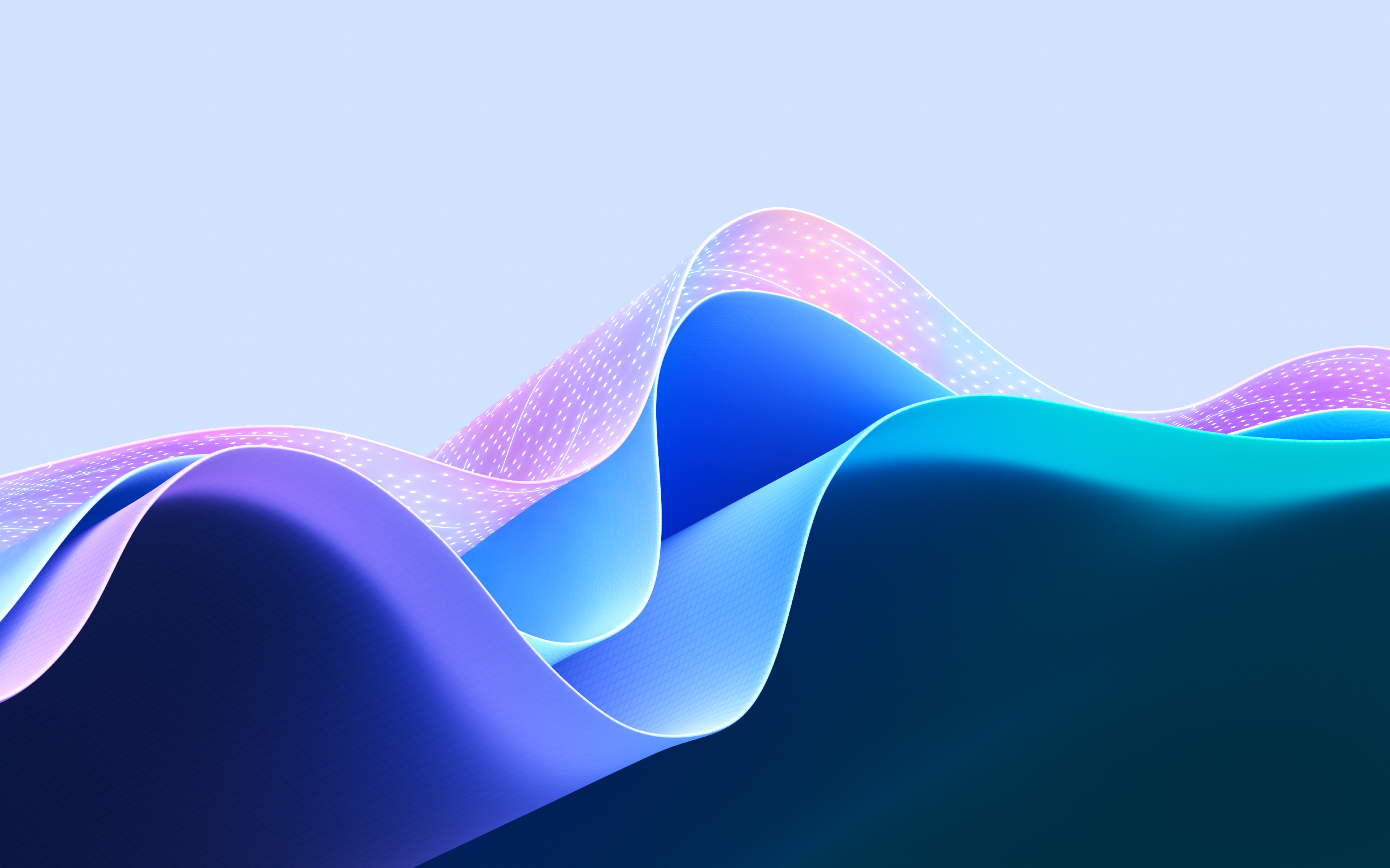 Microsoft Windows 11 4K Waveforms HD Wallpaper