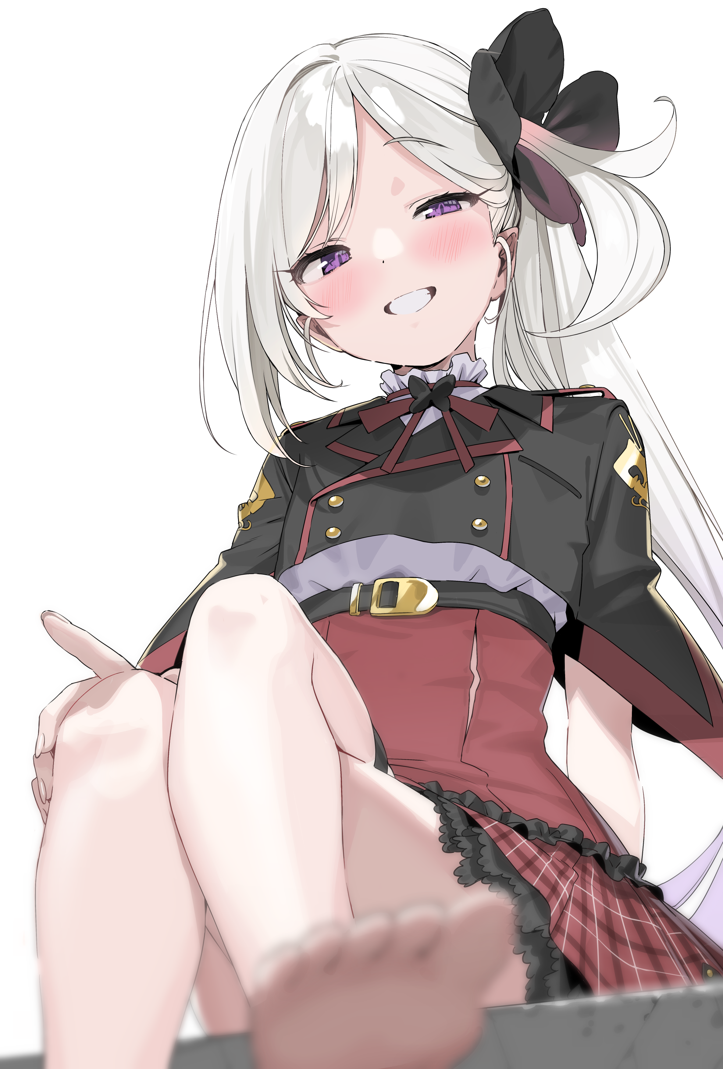 Asagi Mutsuki from Blue Archive smiling HD Phone Wallpaper