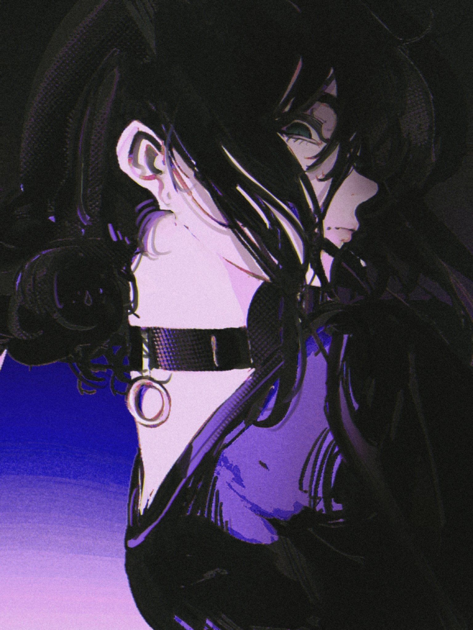 Reze from Chainsaw Man wearing a choker HD Phone Wallpaper