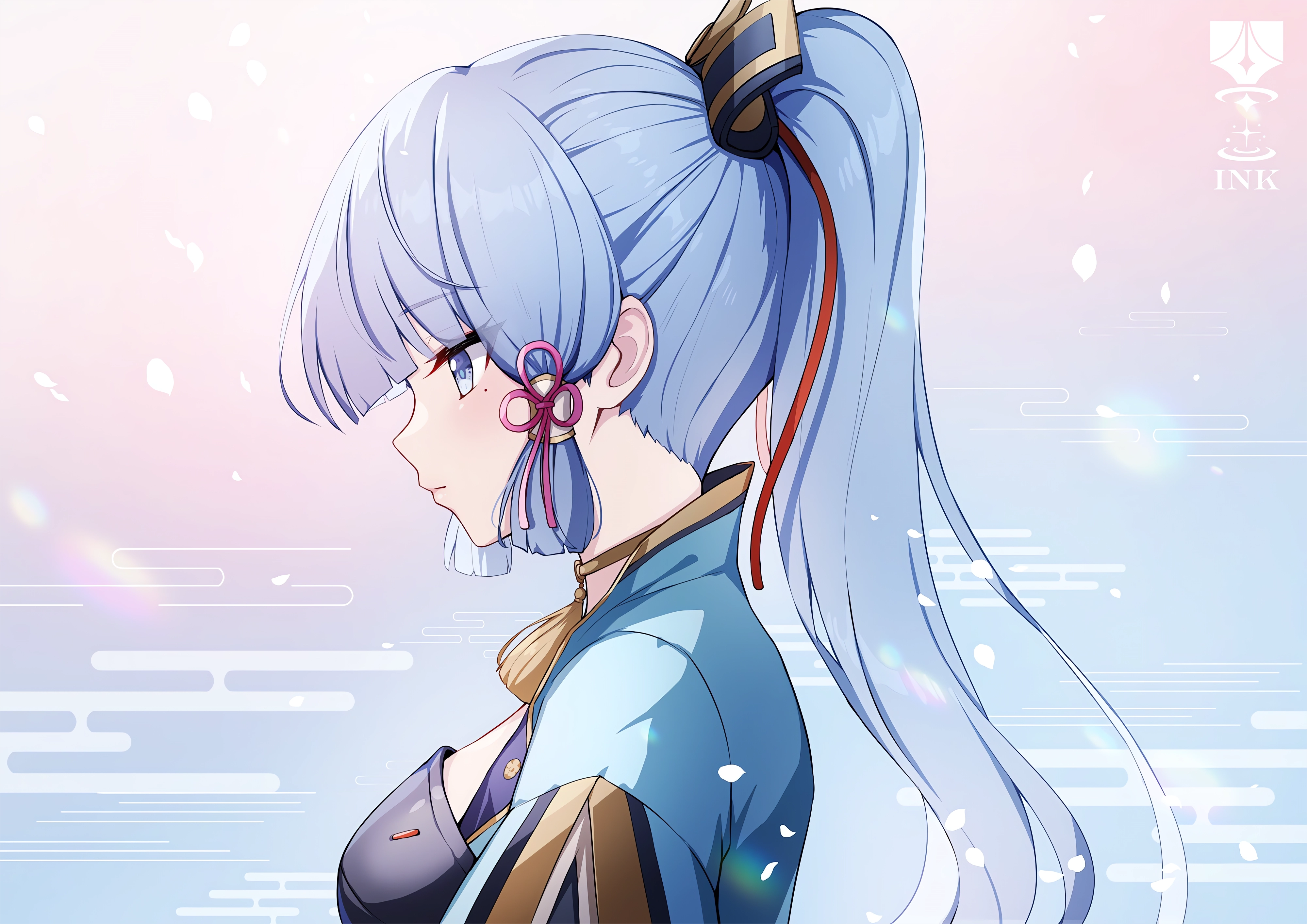 4K Genshin Impact Kamisato Ayaka HD Wallpaper