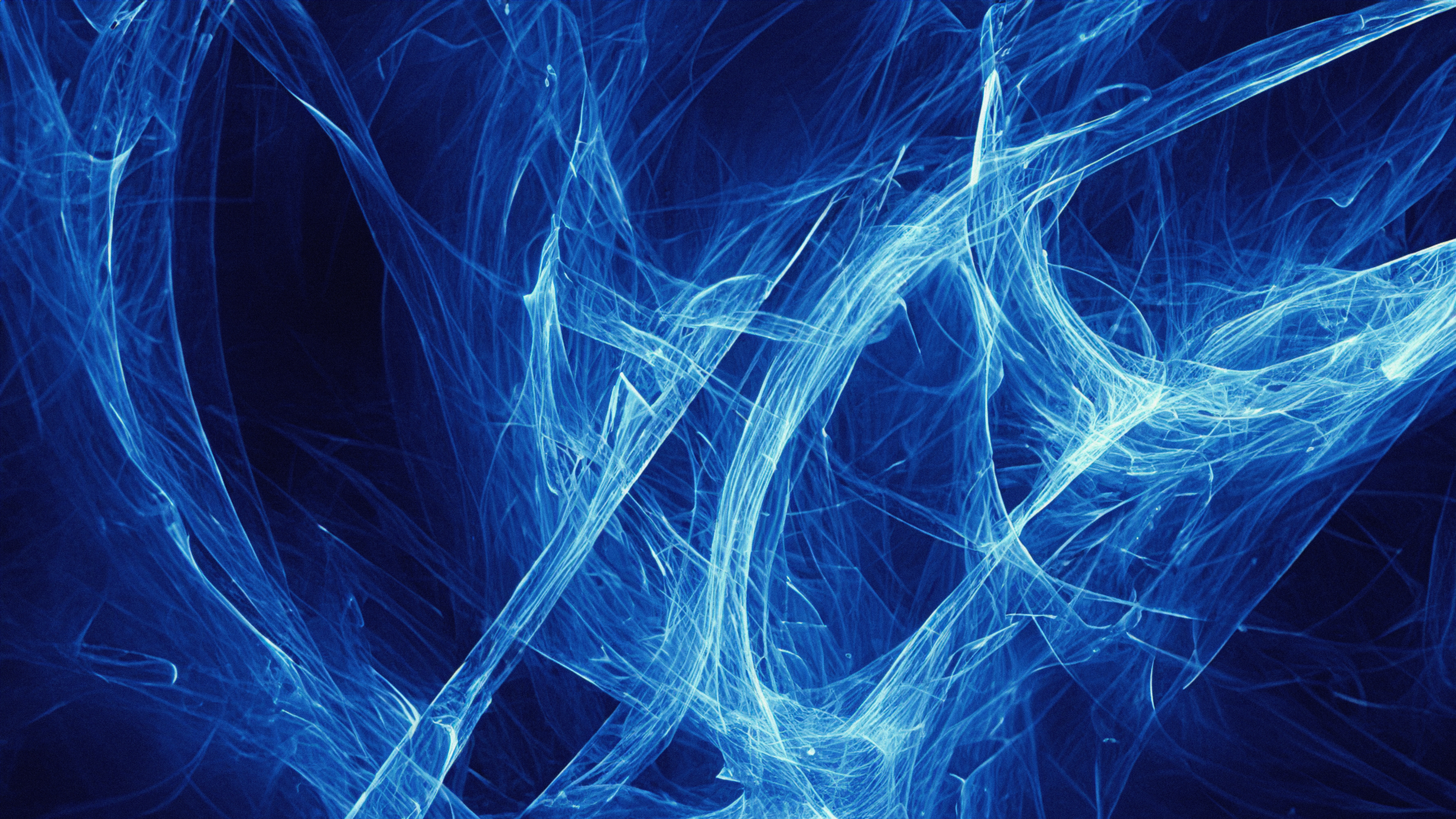 4K Abstract Blue Swirling Lines HD Wallpaper