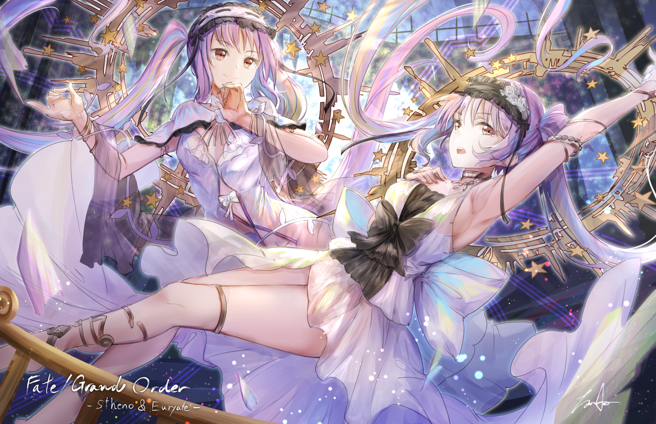 Fate/Grand Order Stheno & Euryale HD Wallpaper
