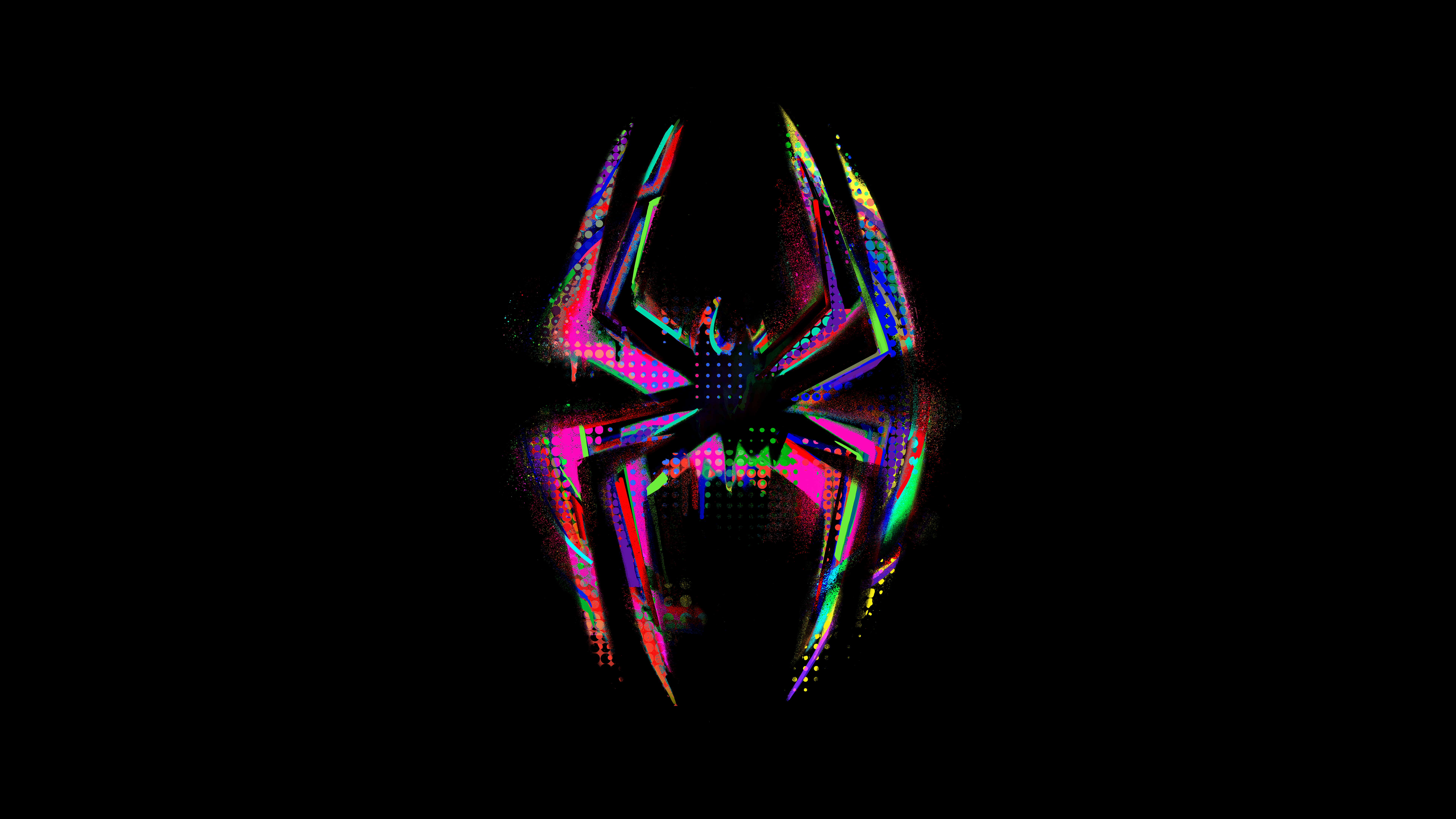 4K Spider-Man: Across the Spider-Verse Logo HD Wallpaper