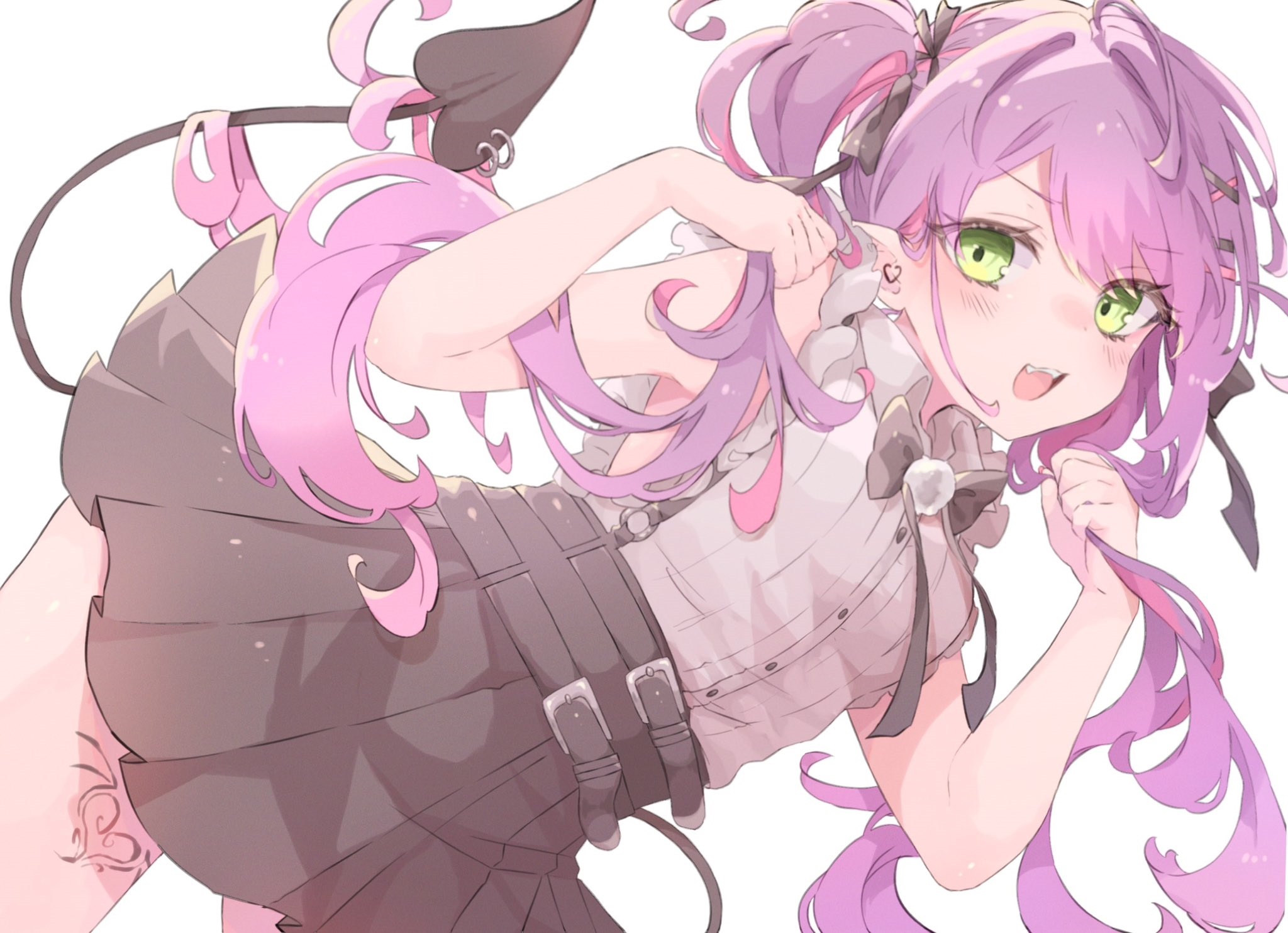 Tokoyami Towa, Hololive Virtual YouTuber with Purple Hair HD Wallpaper