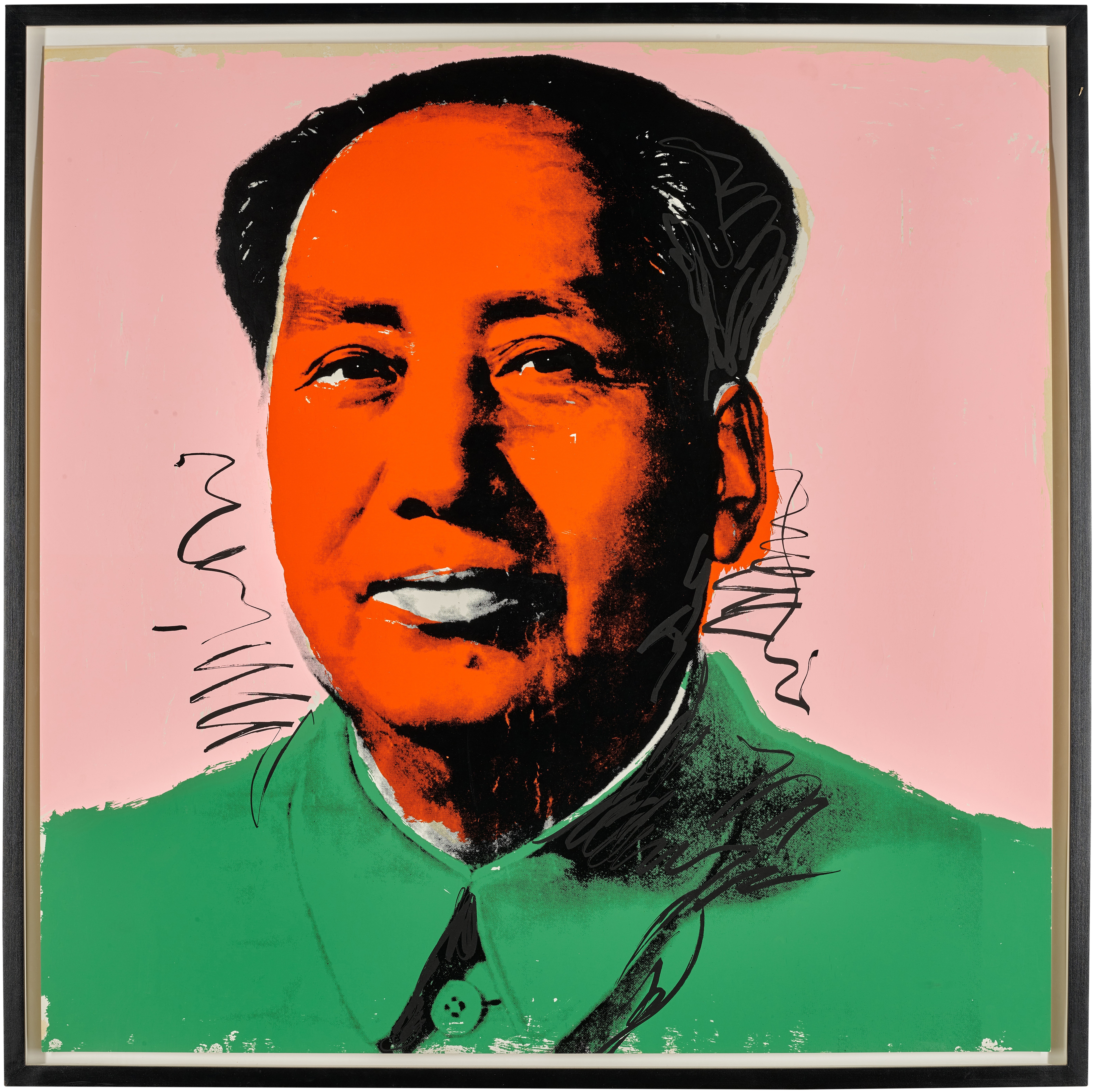 Andy Warhol's Mao Zedong Portrait HD Wallpaper