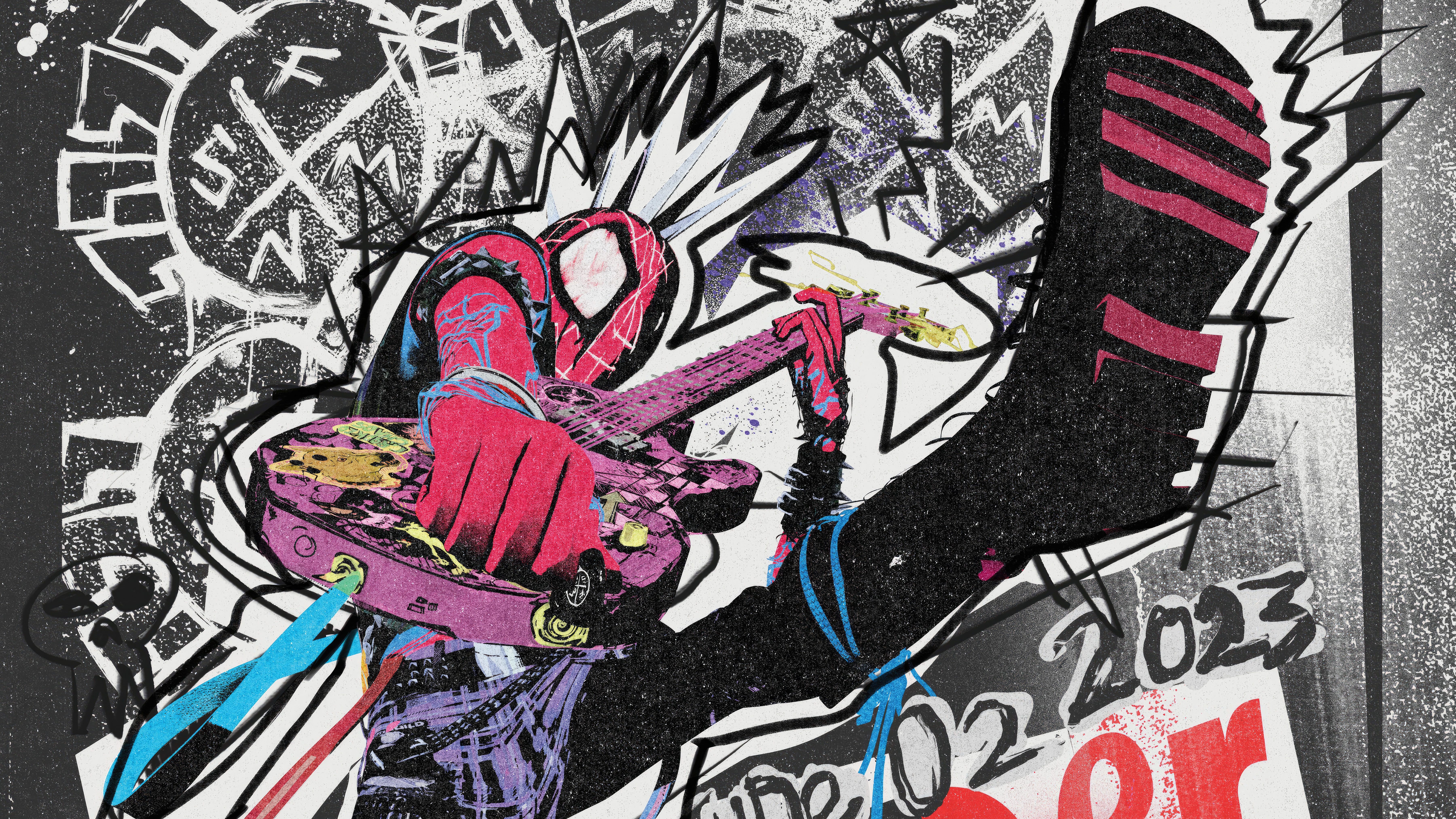 Spider-Man: Across the Spider-Verse Fan Art HD Wallpaper