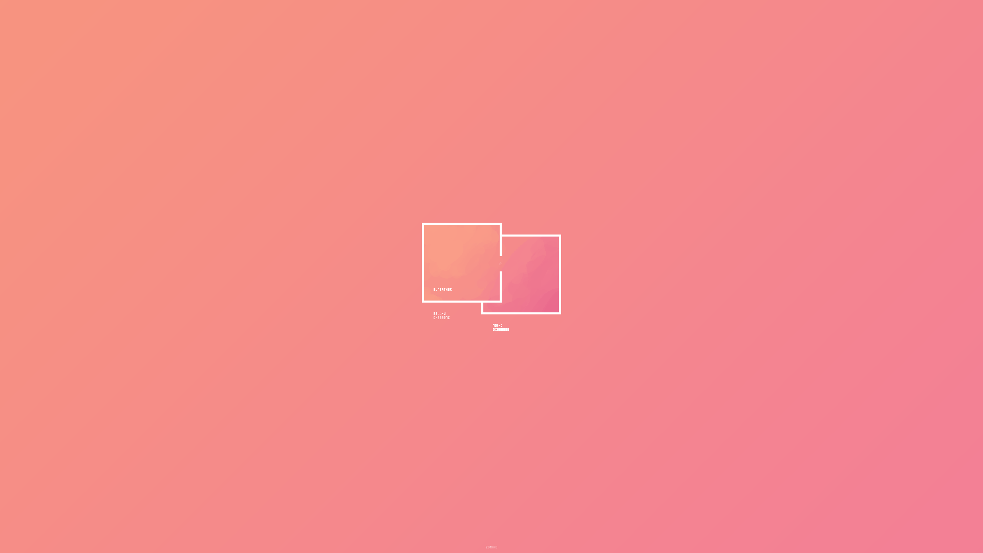 Two color swatches with text on a pink background HD Wallpaper