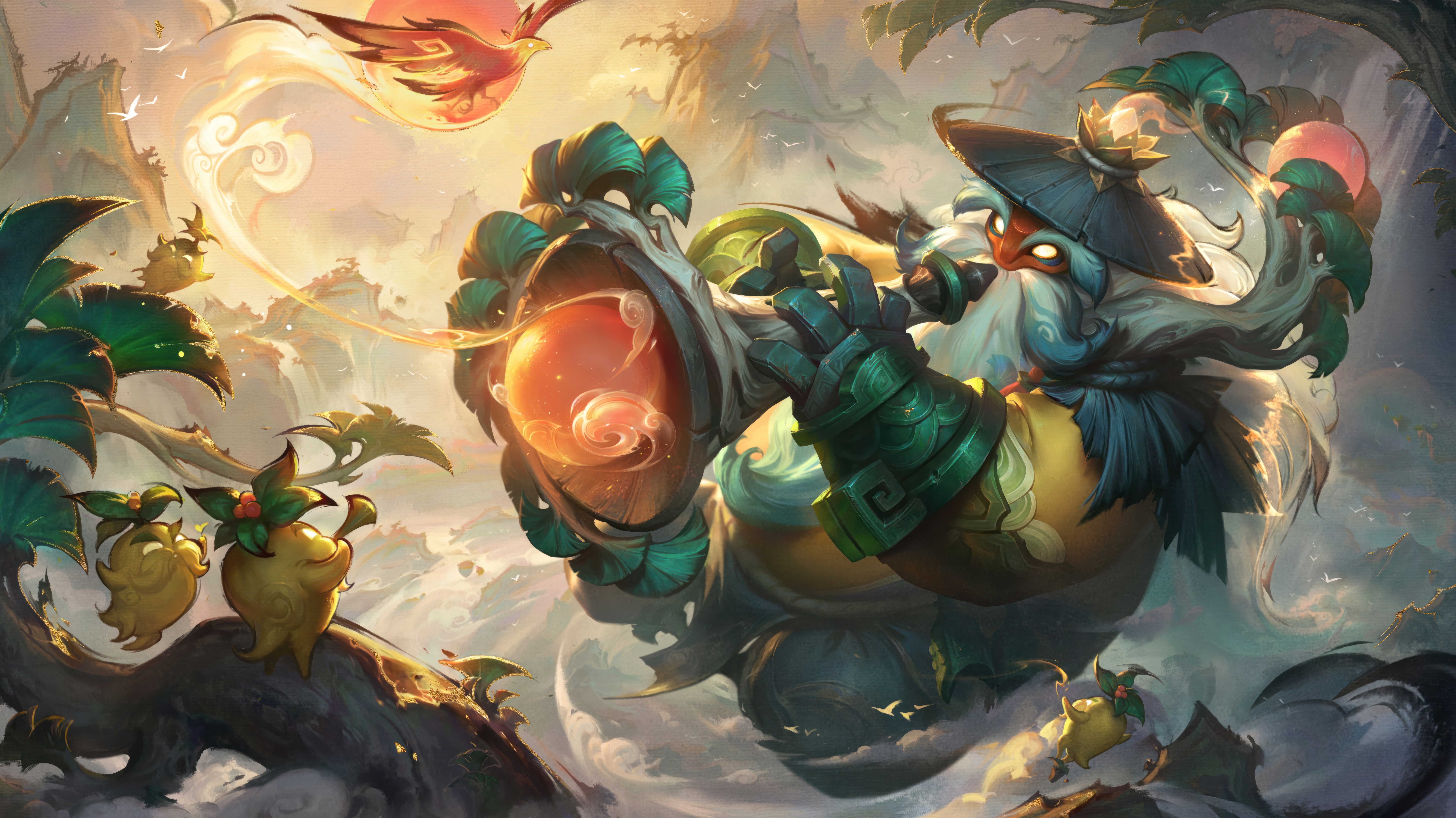 Bard from League of Legends Shan Hai Scrolls HD Wallpaper