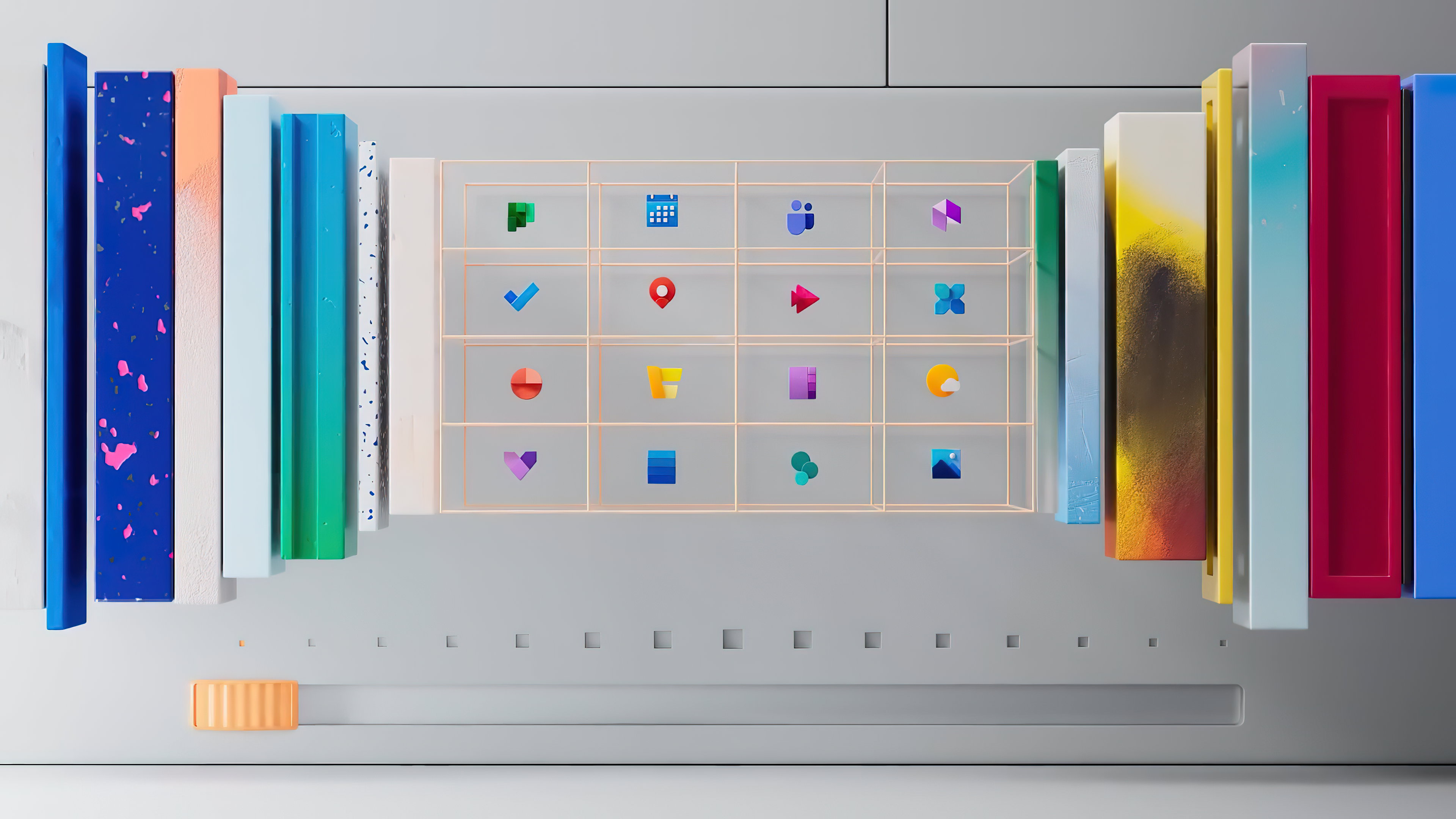 Windows 11 Microsoft Office Icons HD Wallpaper