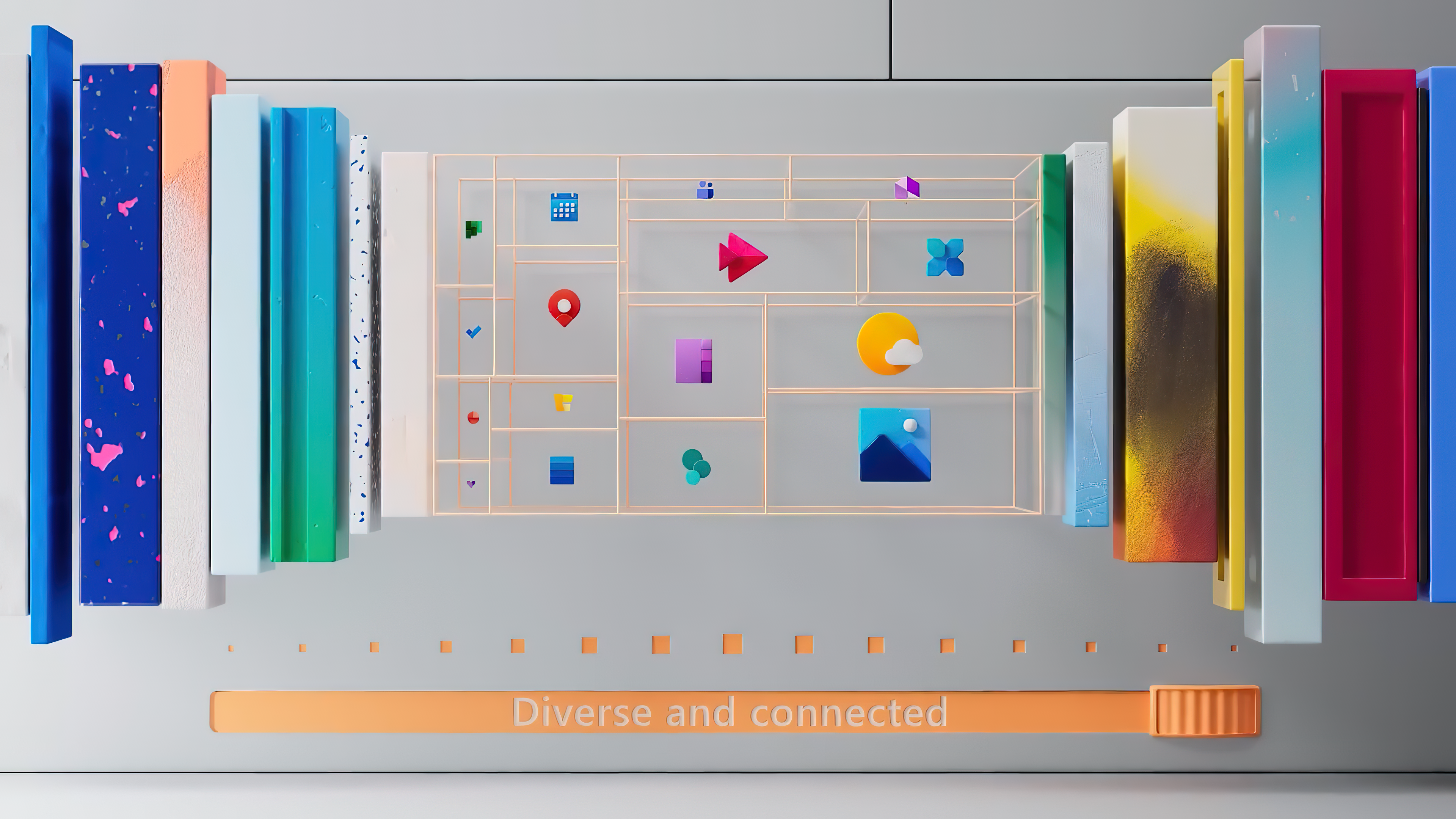 Microsoft Windows 11 diverse and connected interface HD Wallpaper