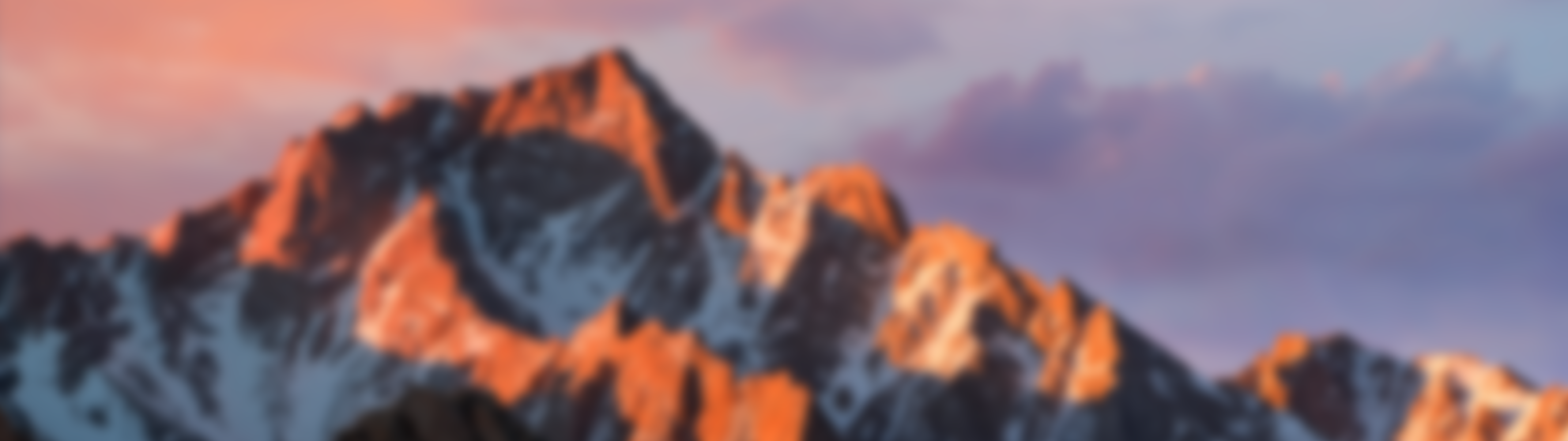 4K blurred mountain range at sunset HD Wallpaper
