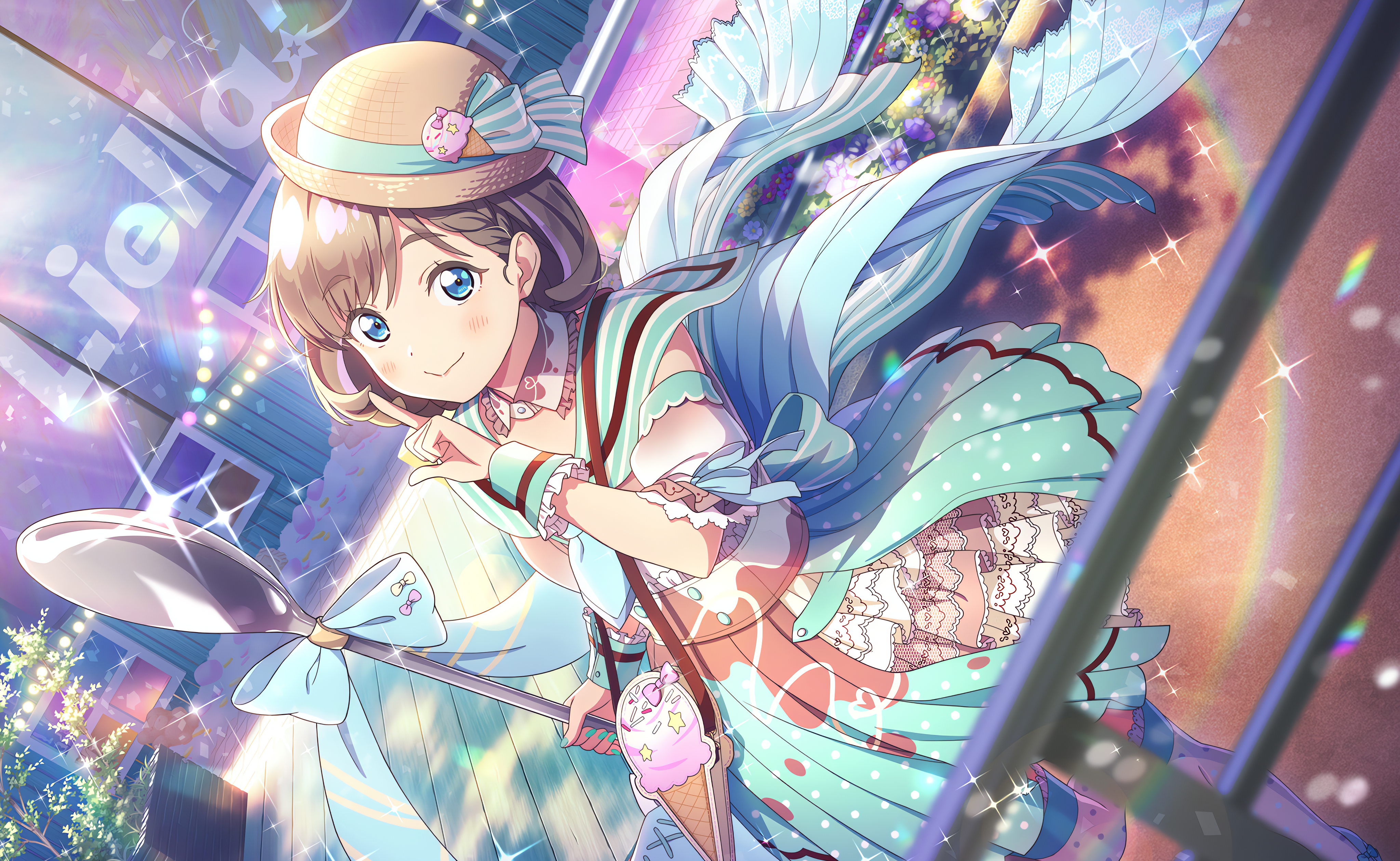 4K Tang Keke Love Live! Super Star!! with Spoon HD Wallpaper