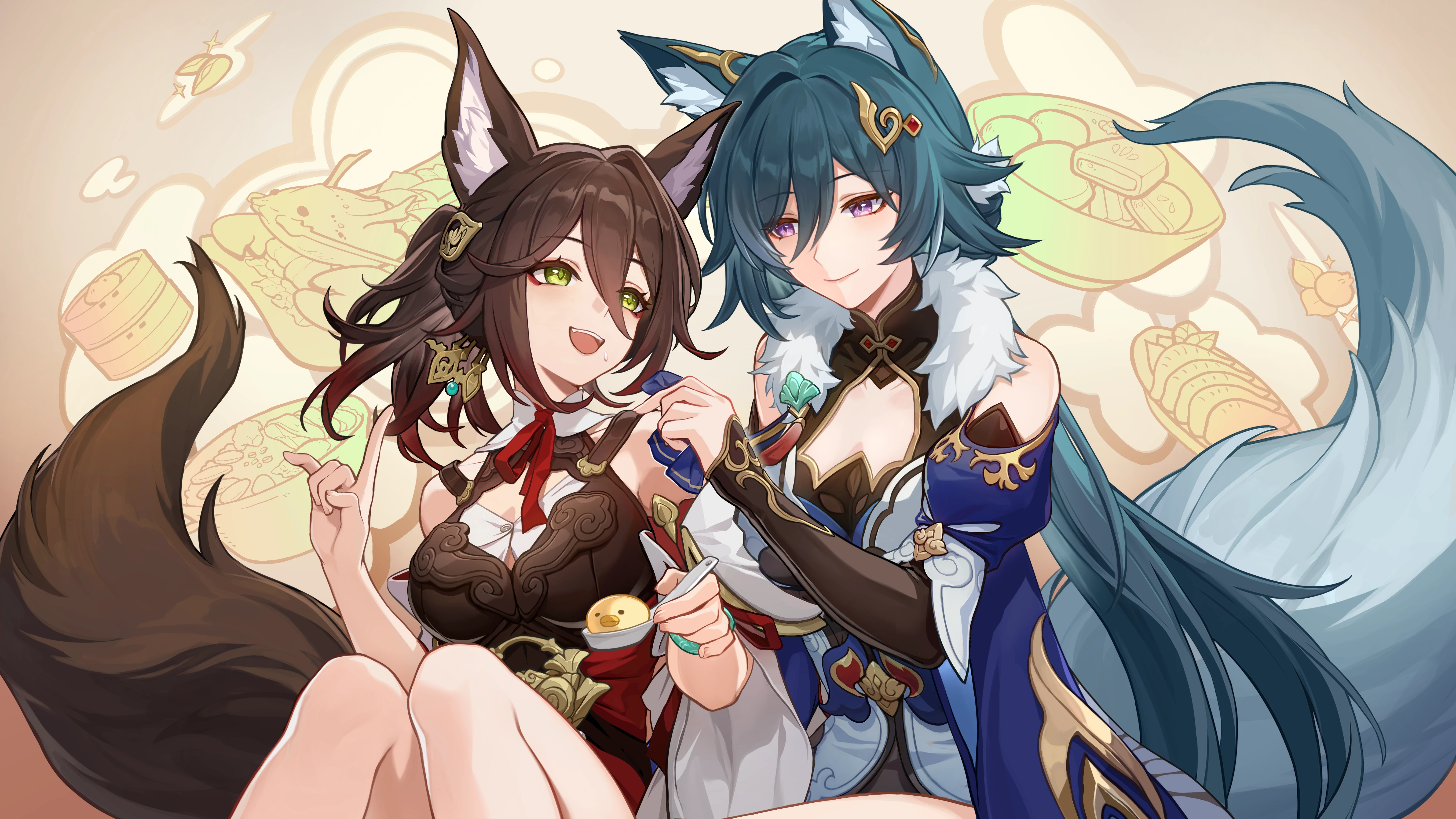 Tingyun and Yukong from Honkai: Star Rail HD Wallpaper