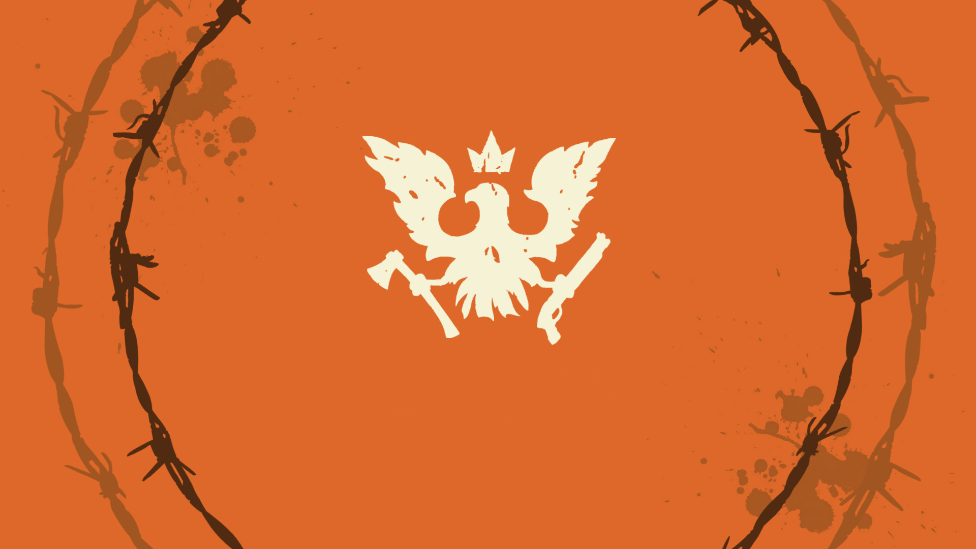 State of Decay 2 Eagle Logo with Barbed Wire HD Wallpaper