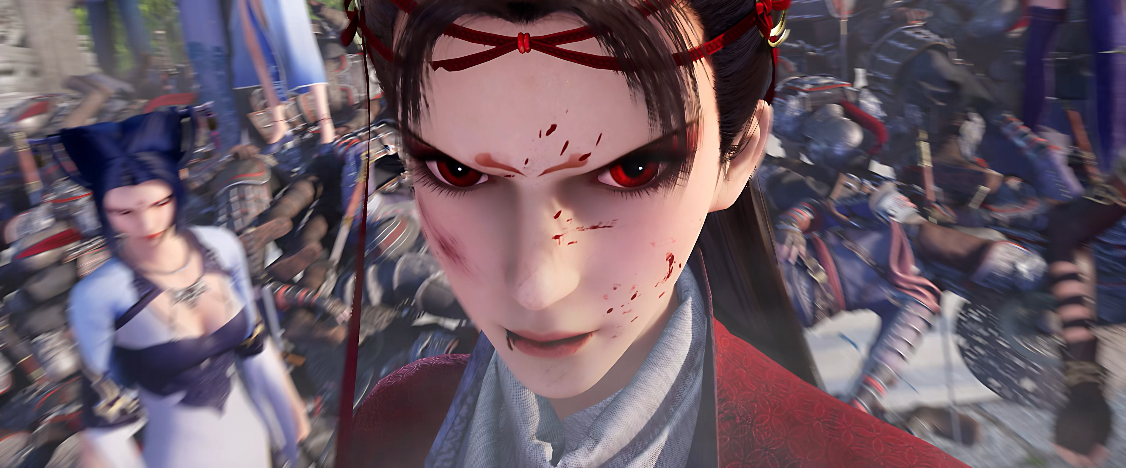 4K Bu liang ren characters with blood HD Wallpaper
