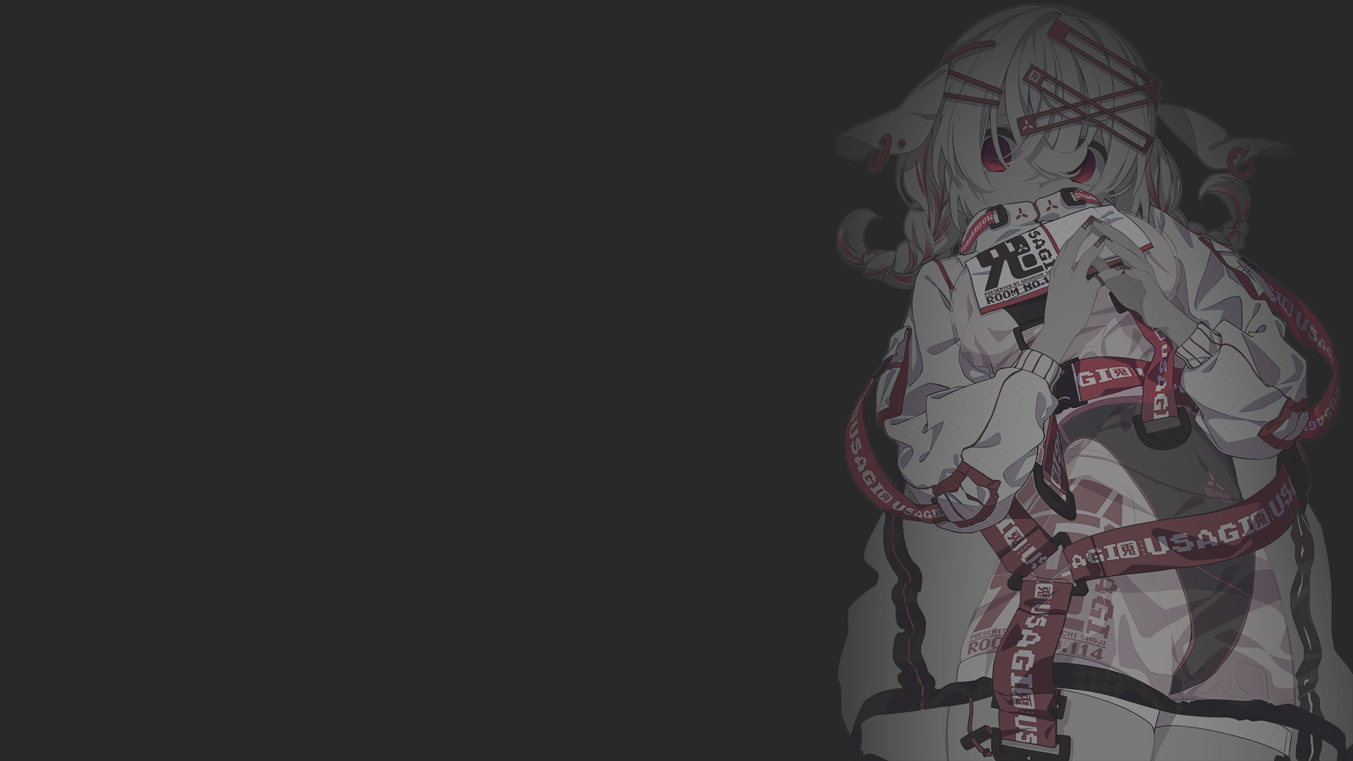 Anime girl with braids and twintails HD Wallpaper