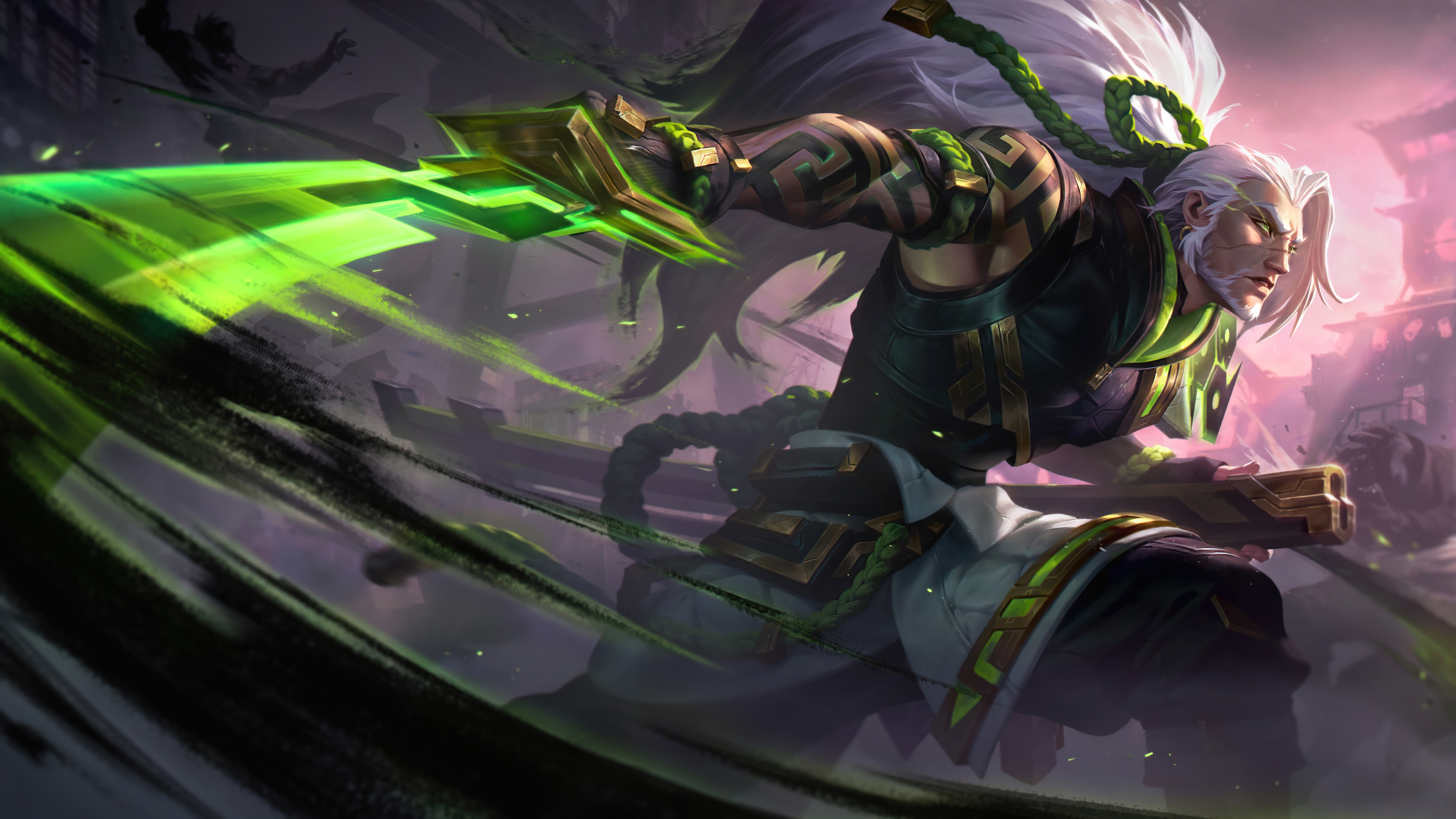 Inkshadow Yasuo in League of Legends HD Wallpaper