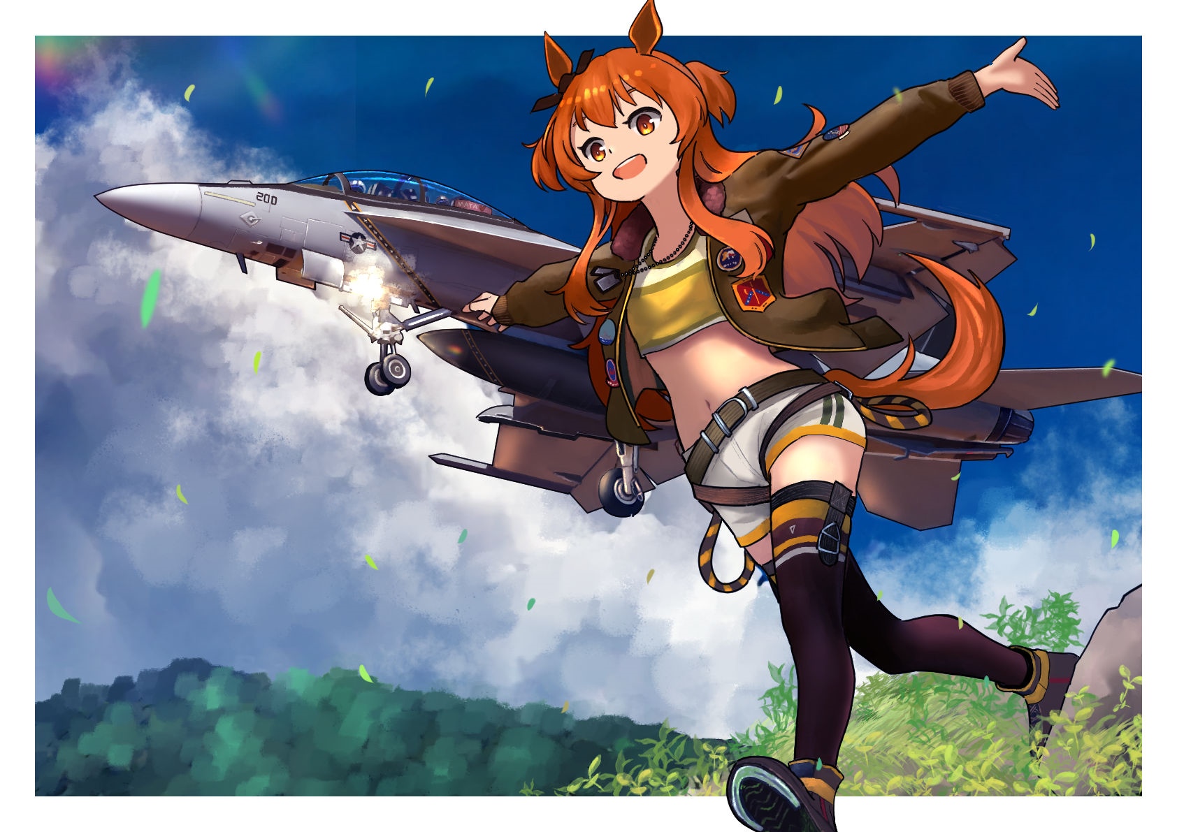 Uma Musume Pretty Derby: Mayano Top Gun with Jet HD Wallpaper