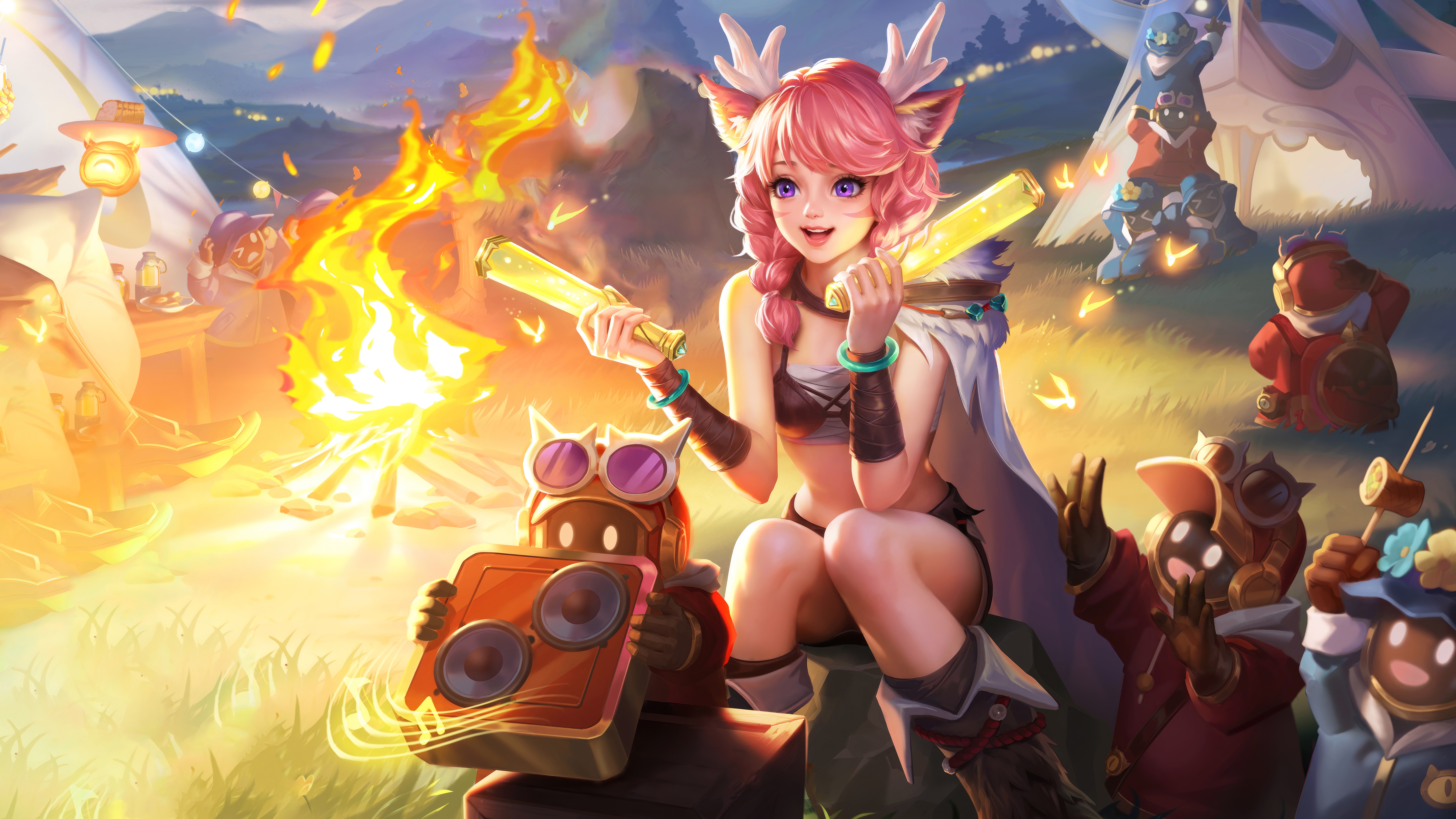 Honor of Kings: Fox Girl by Campfire HD Wallpaper