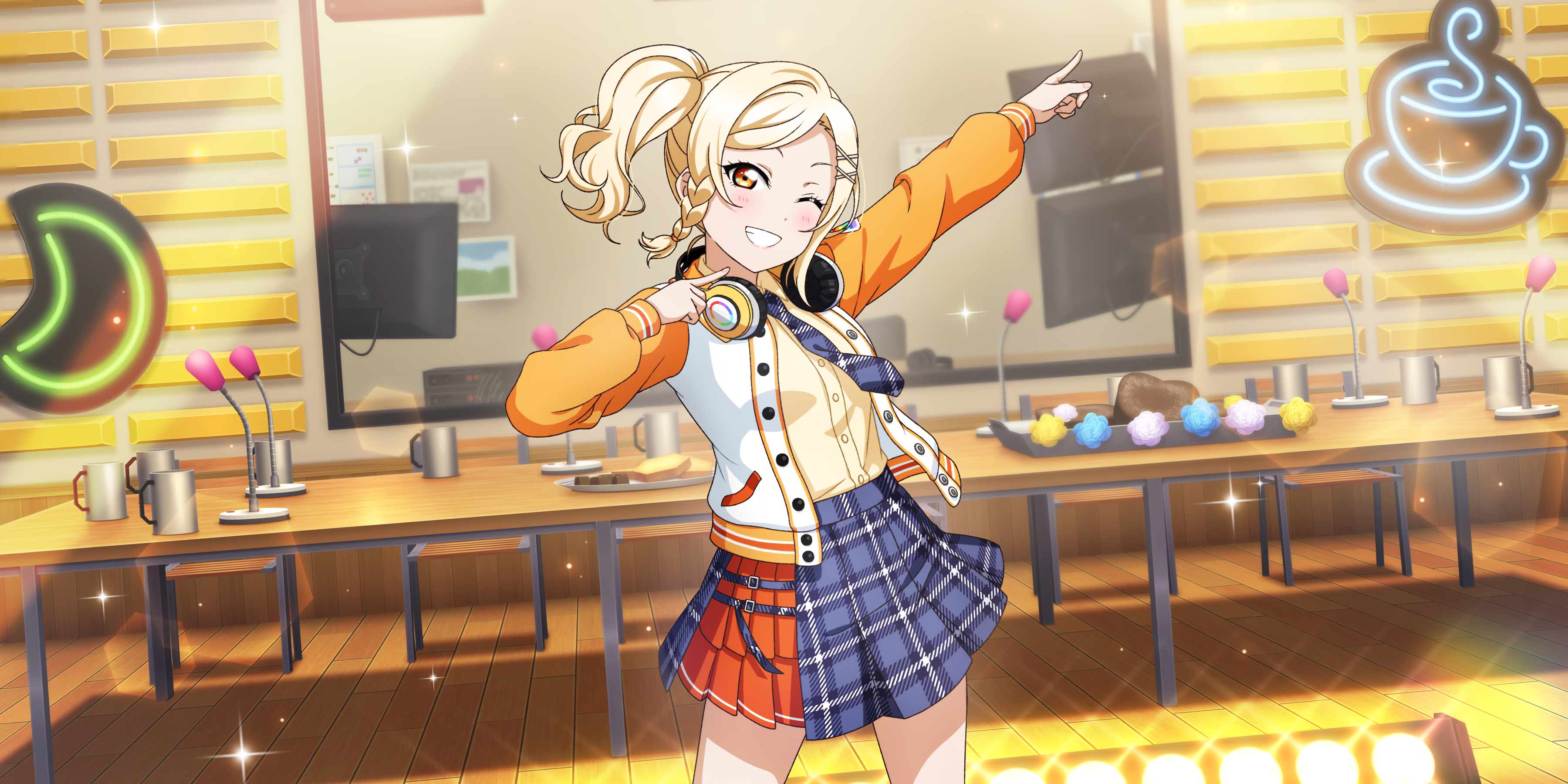 Miyashita Ai from Love Live! Nijigasaki High School Idol Club HD Wallpaper