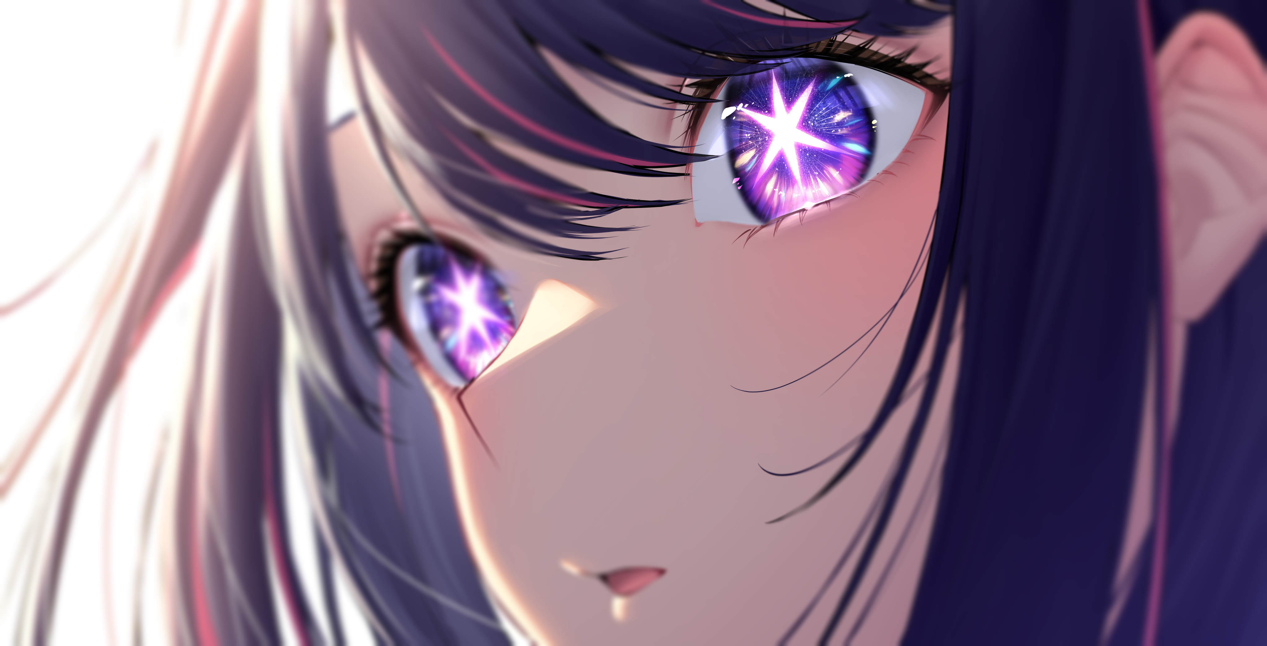Hoshino Ai with Star Eyes HD Wallpaper