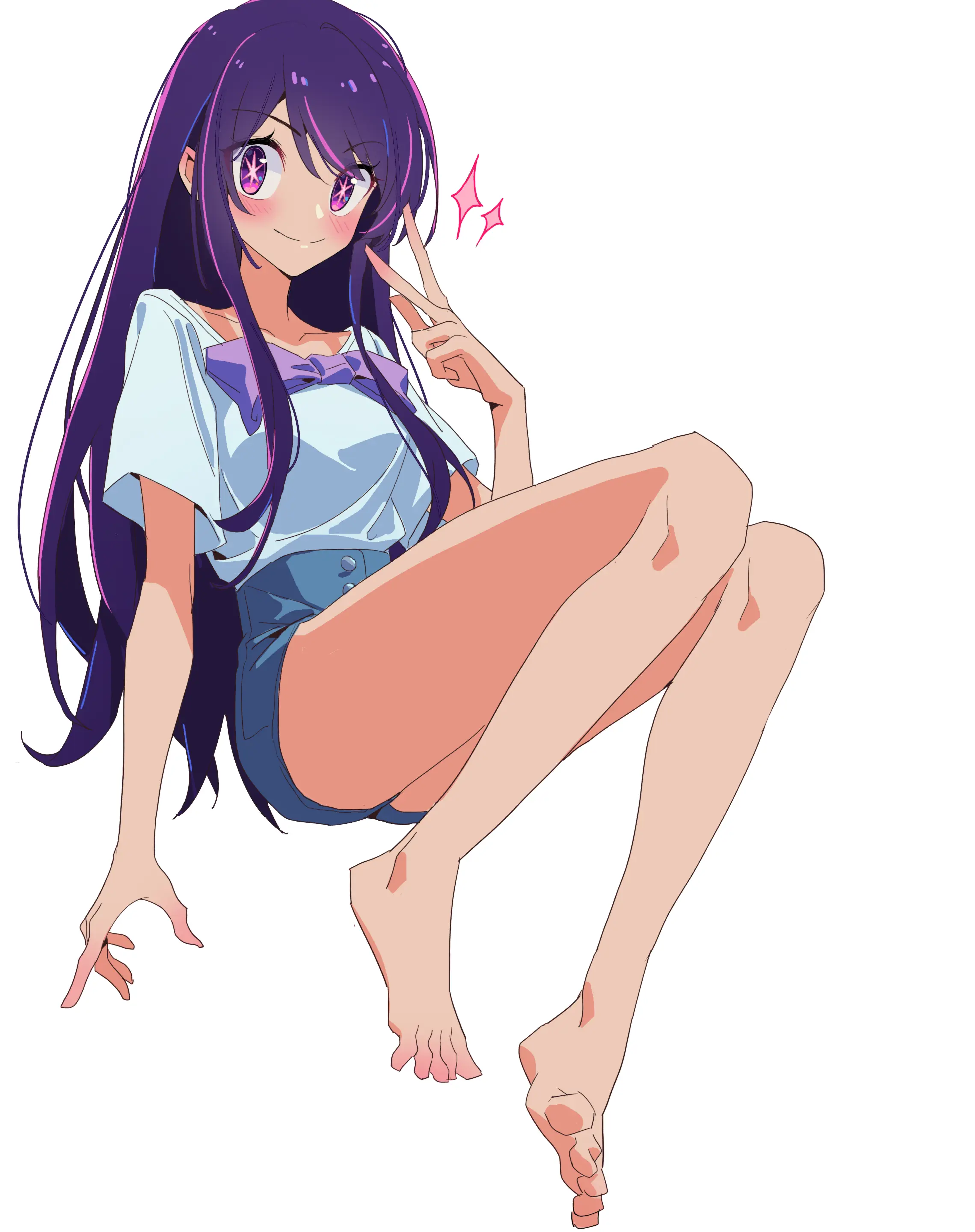 Hoshino Ai from Oshi no Ko HD Phone Wallpaper