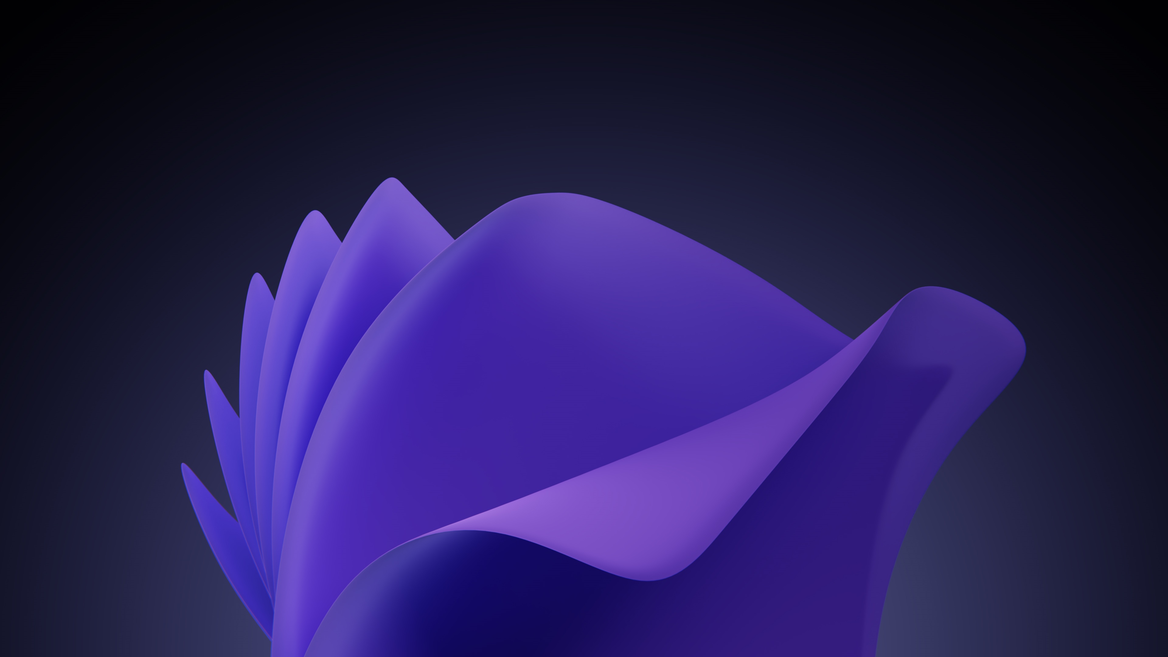 4K Abstract Violet Windows 11 Design HD Wallpaper