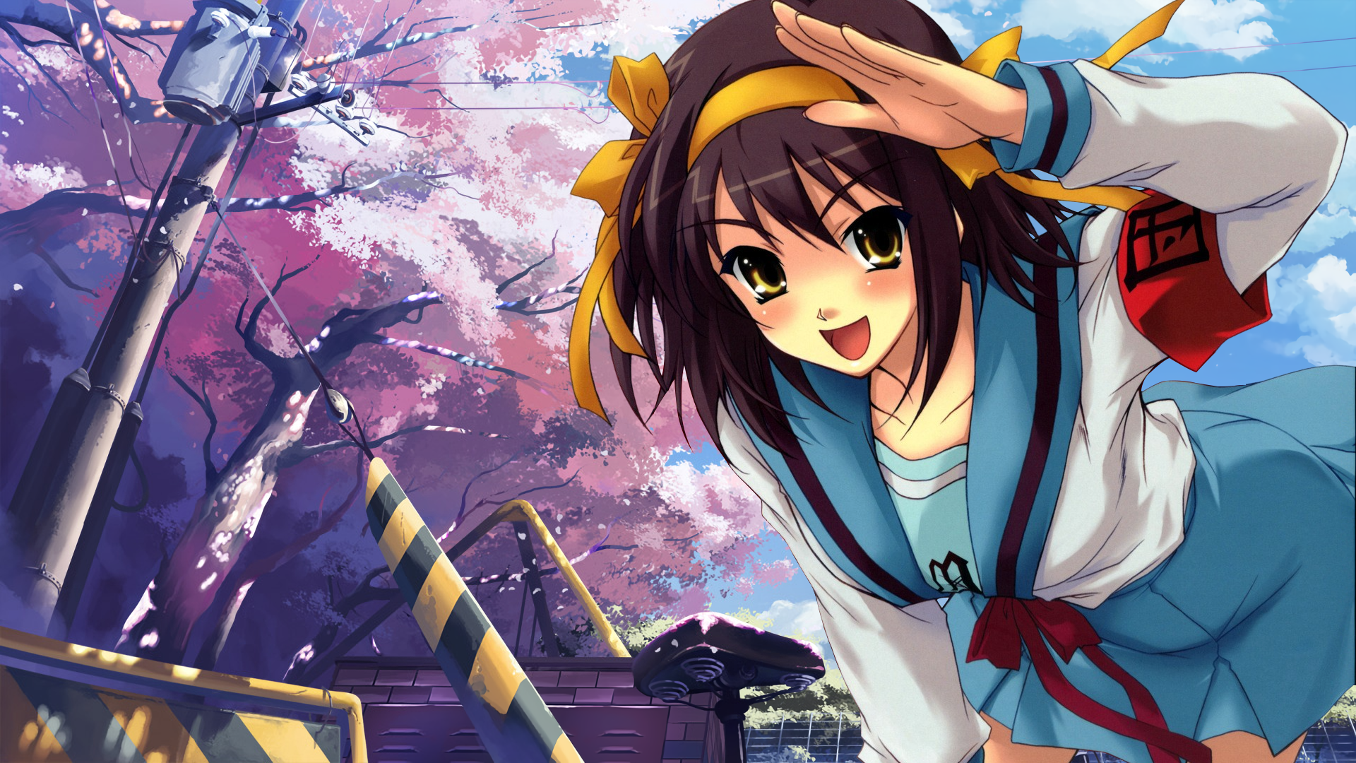 The Melancholy of Haruhi Suzumiya: Haruhi Suzumiya HD Wallpaper