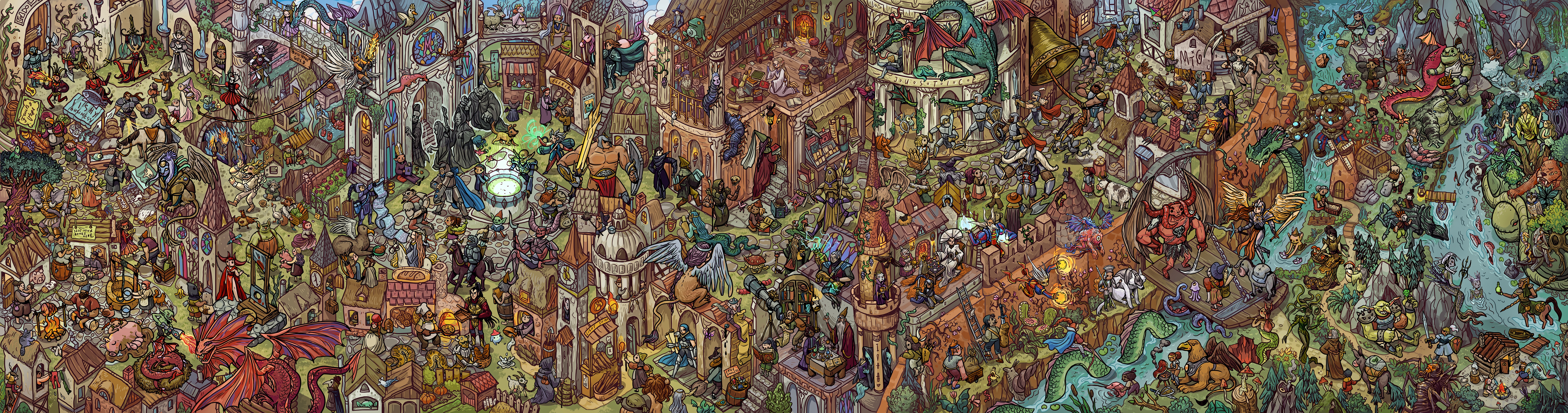 Marija Tiurina's Magic: The Gathering Wimmelbilder HD Wallpaper