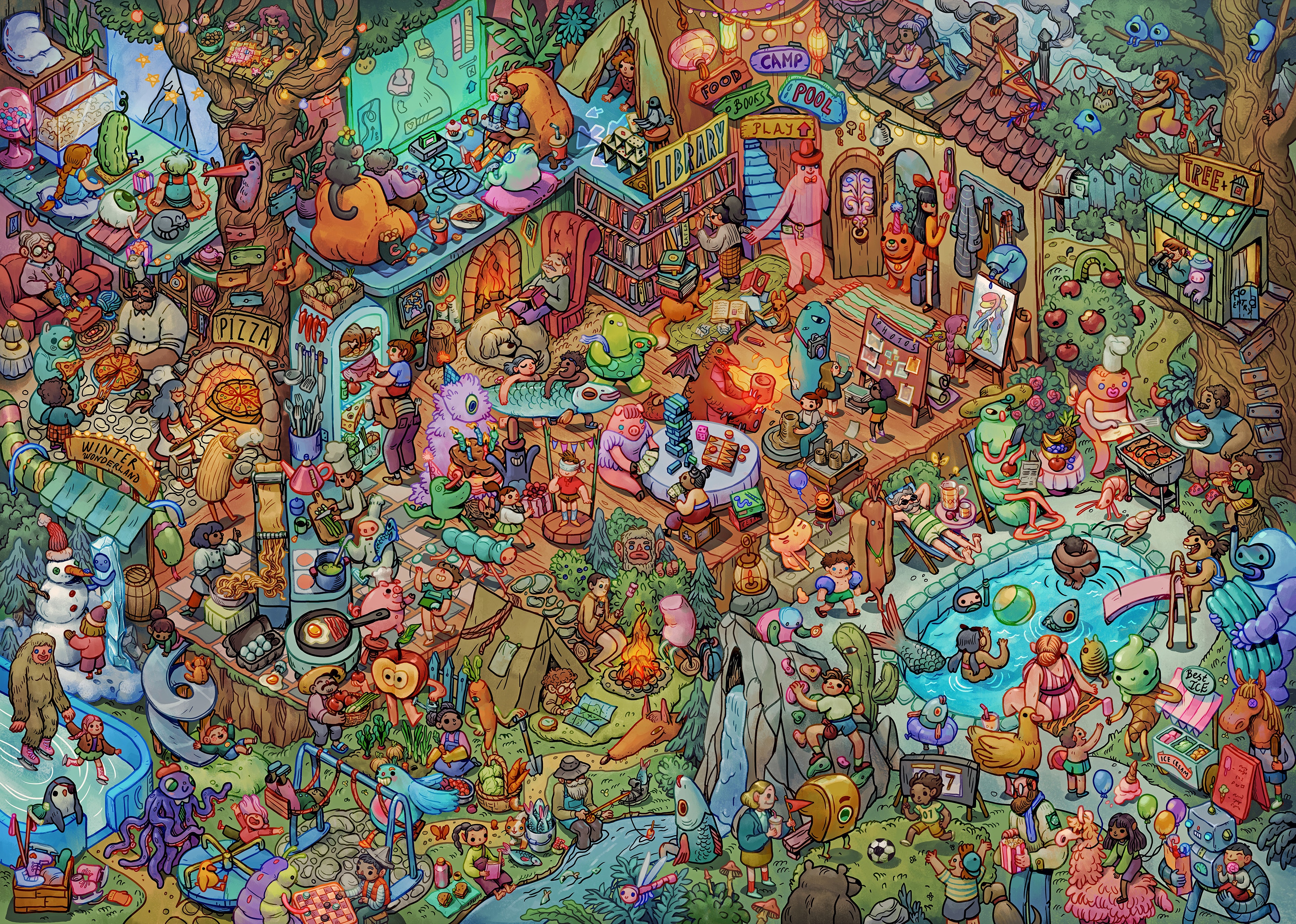Marija Tiurina's Wimmelbilder Hidden Object Game HD Wallpaper