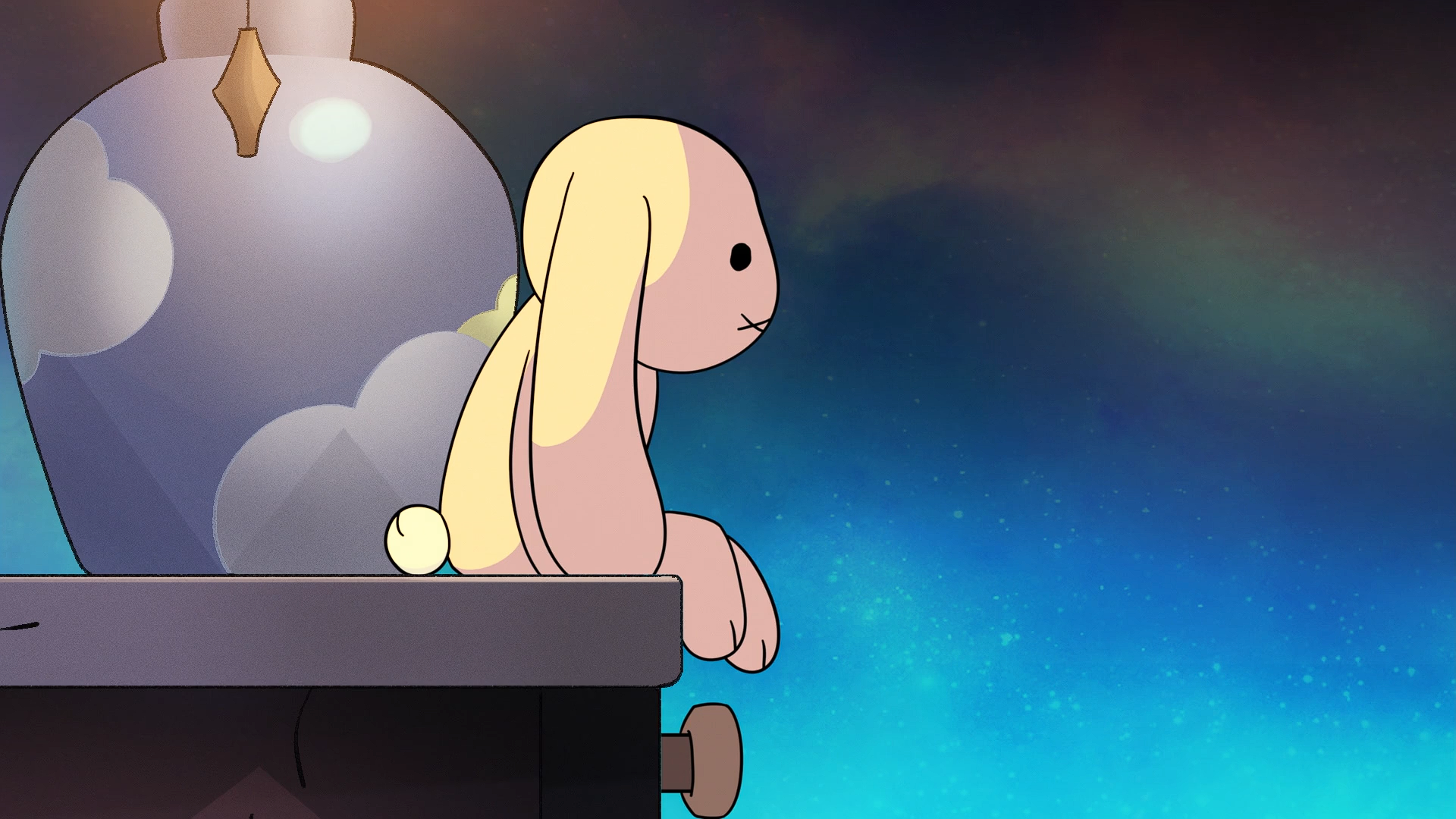 The Owl House: A plush bunny sits on a ledge HD Wallpaper