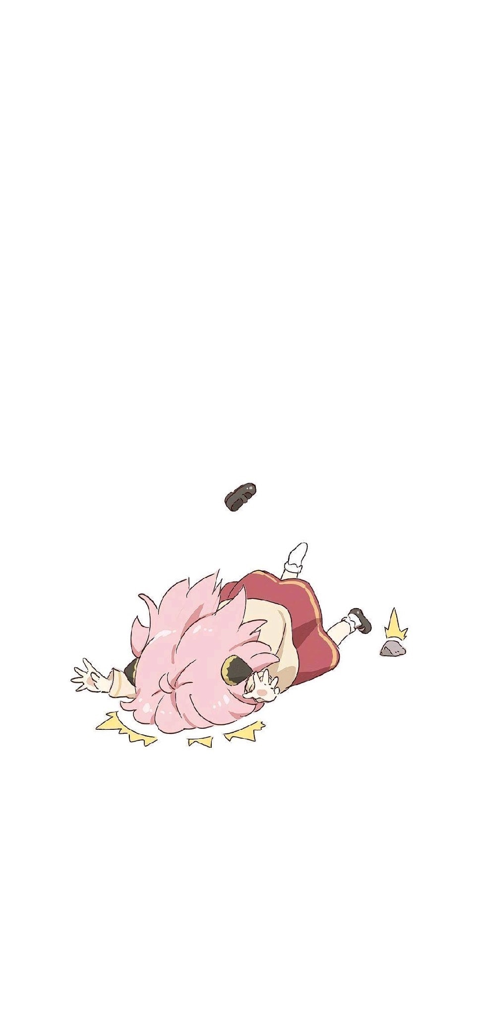 Chibi Anya Forger from Spy x Family falls HD Phone Wallpaper