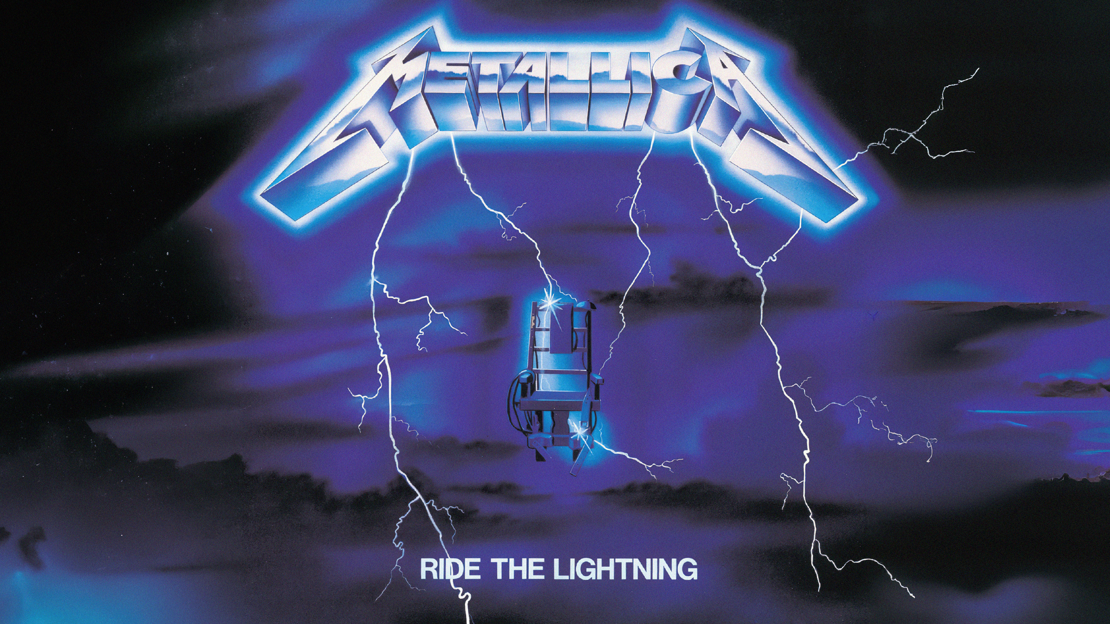 Metallica Ride the Lightning Album Cover HD Wallpaper